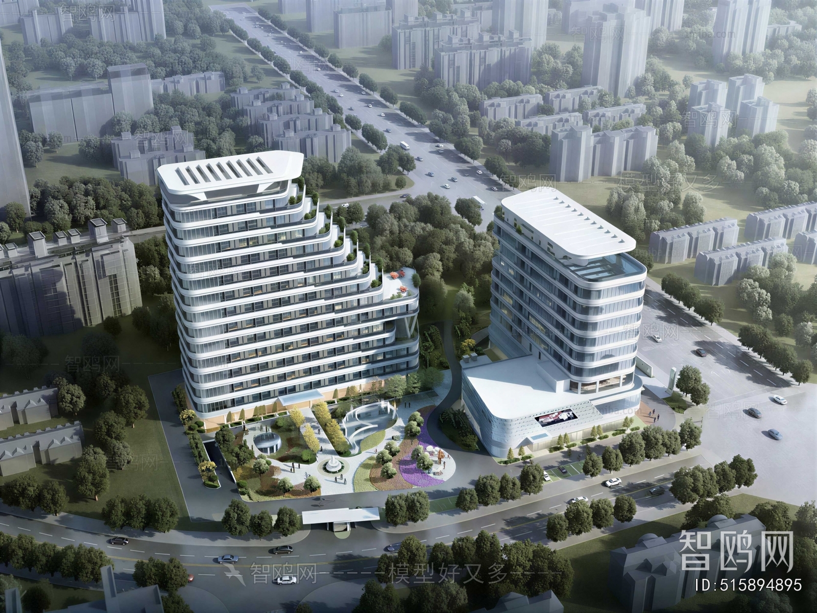 Modern Appearance Of Commercial Building