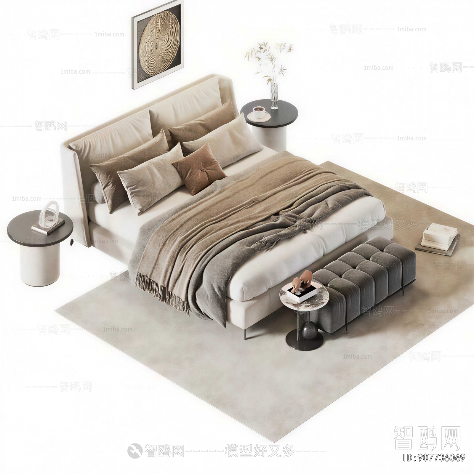 Modern Double Bed