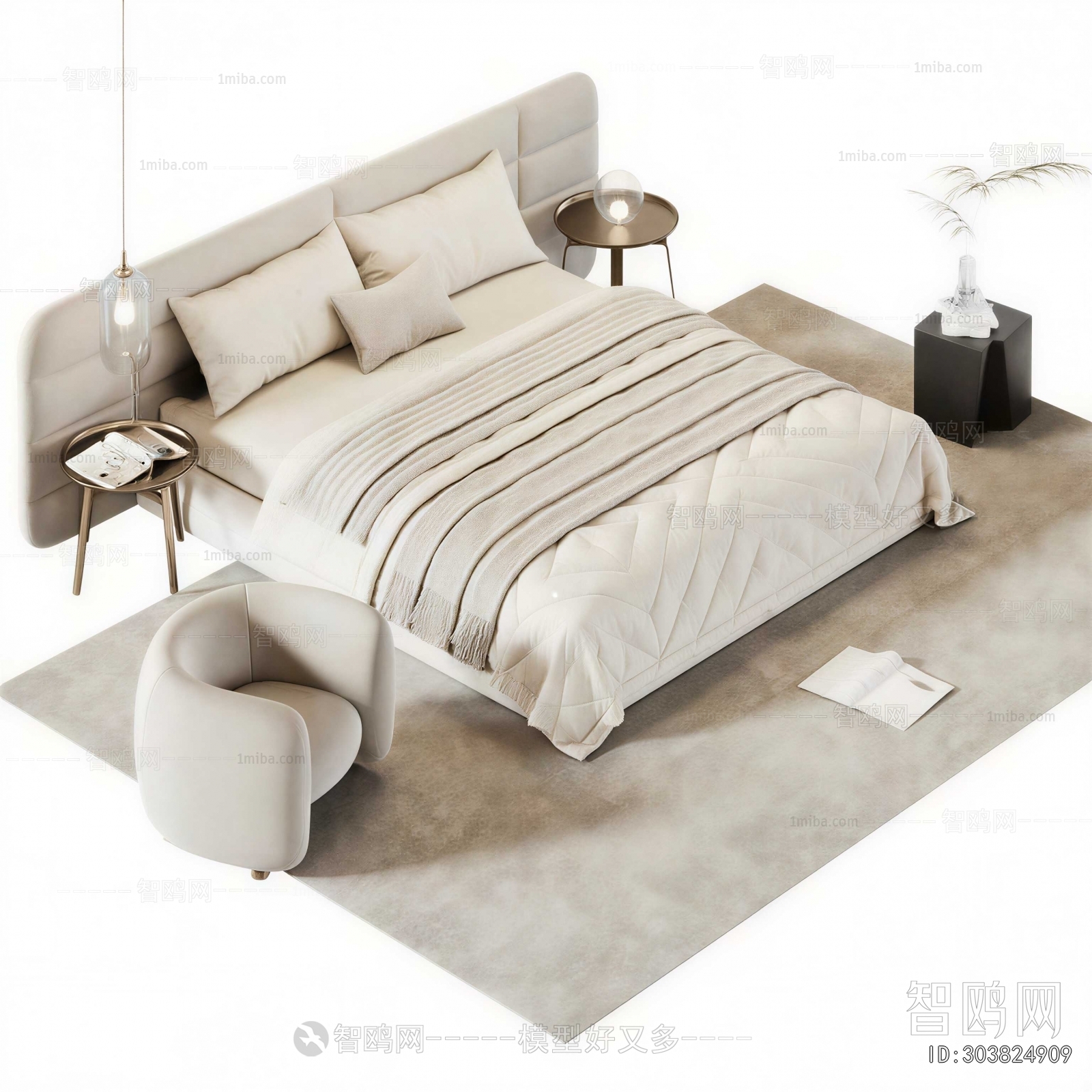 Modern Double Bed