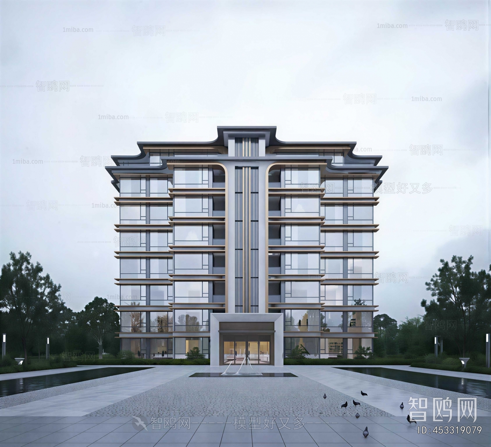 New Chinese Style Residential Building