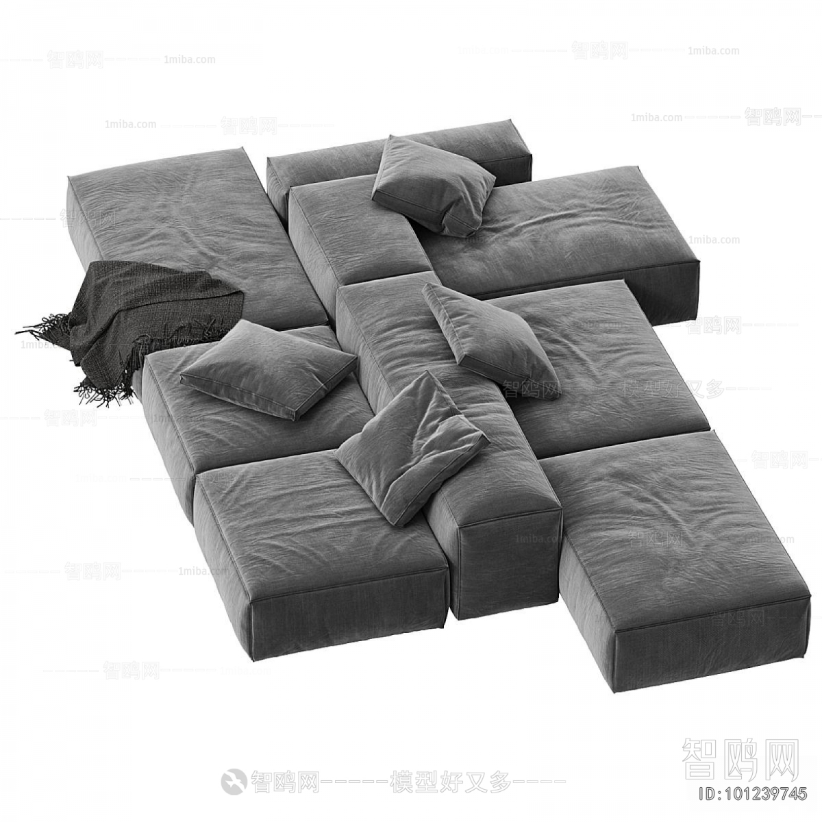 Modern Multi Person Sofa