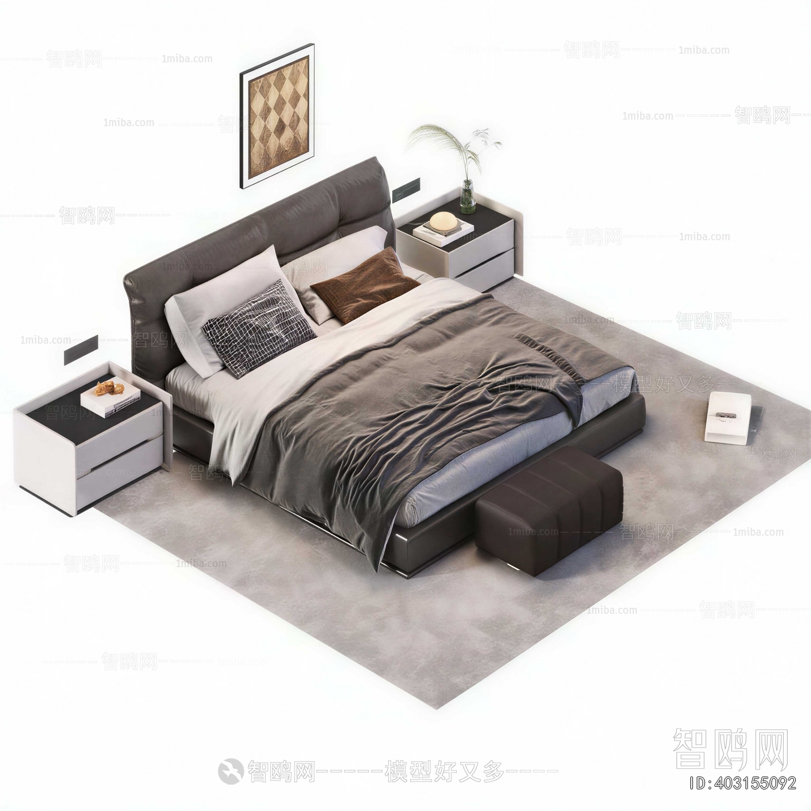 Modern Double Bed