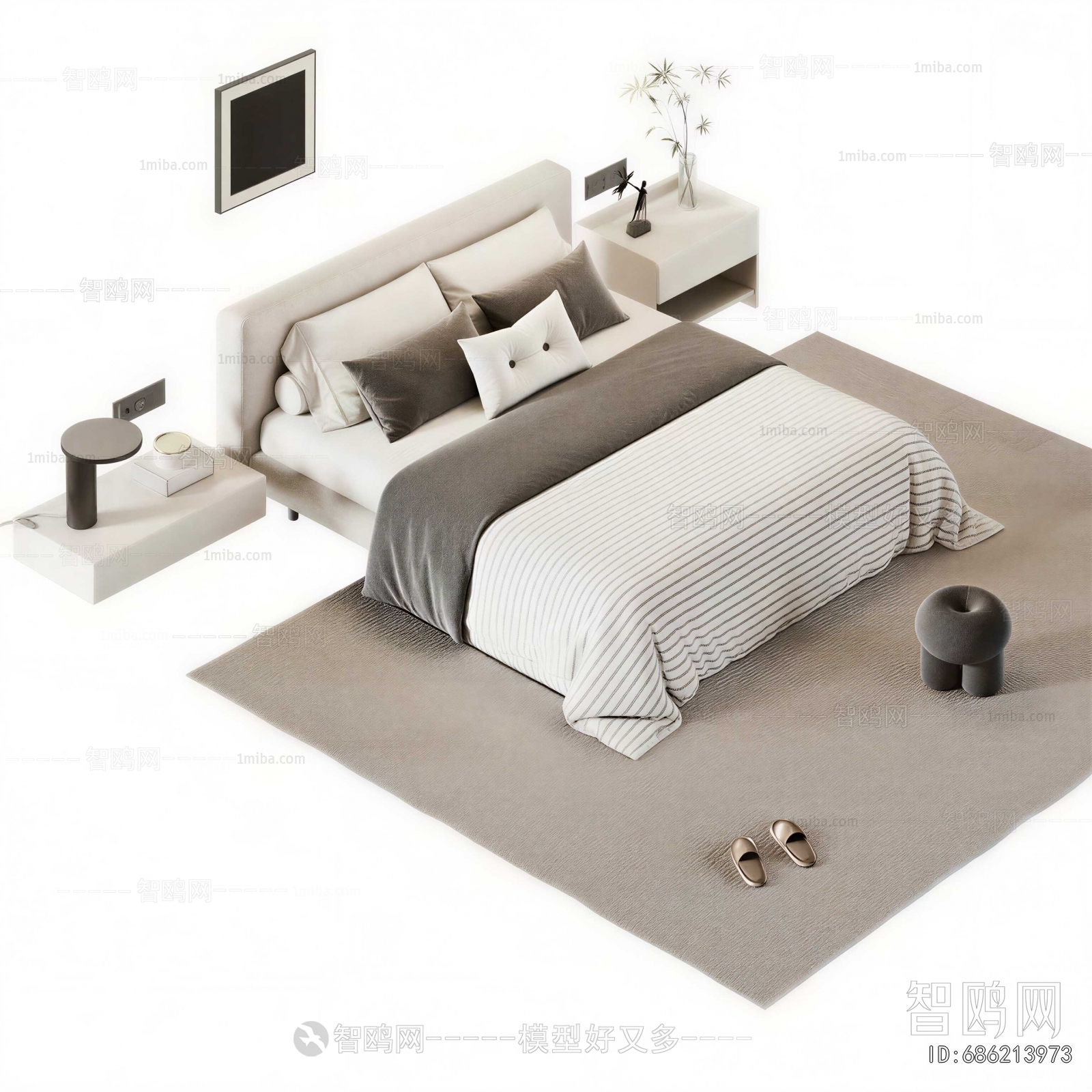 Modern Double Bed