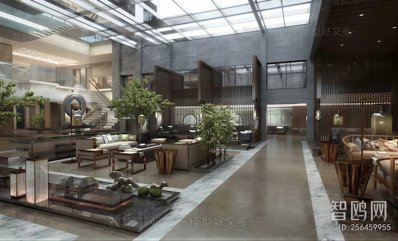 New Chinese Style Lobby Hall