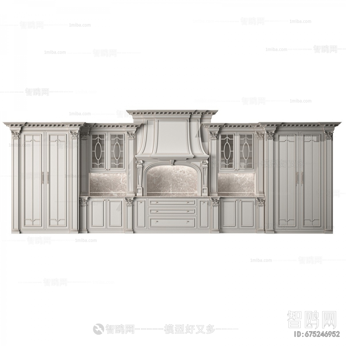 French Style Kitchen Cabinet