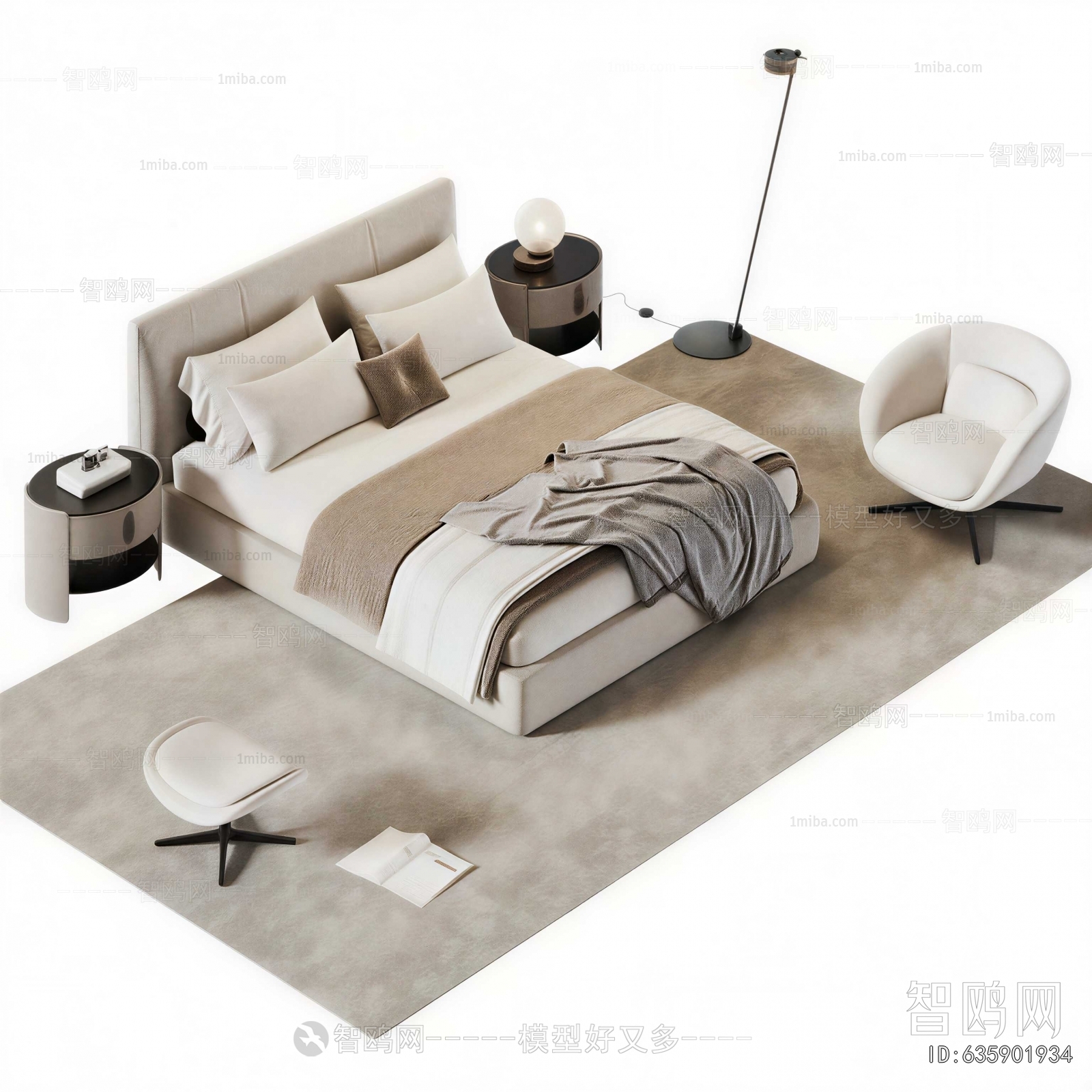 Modern Double Bed