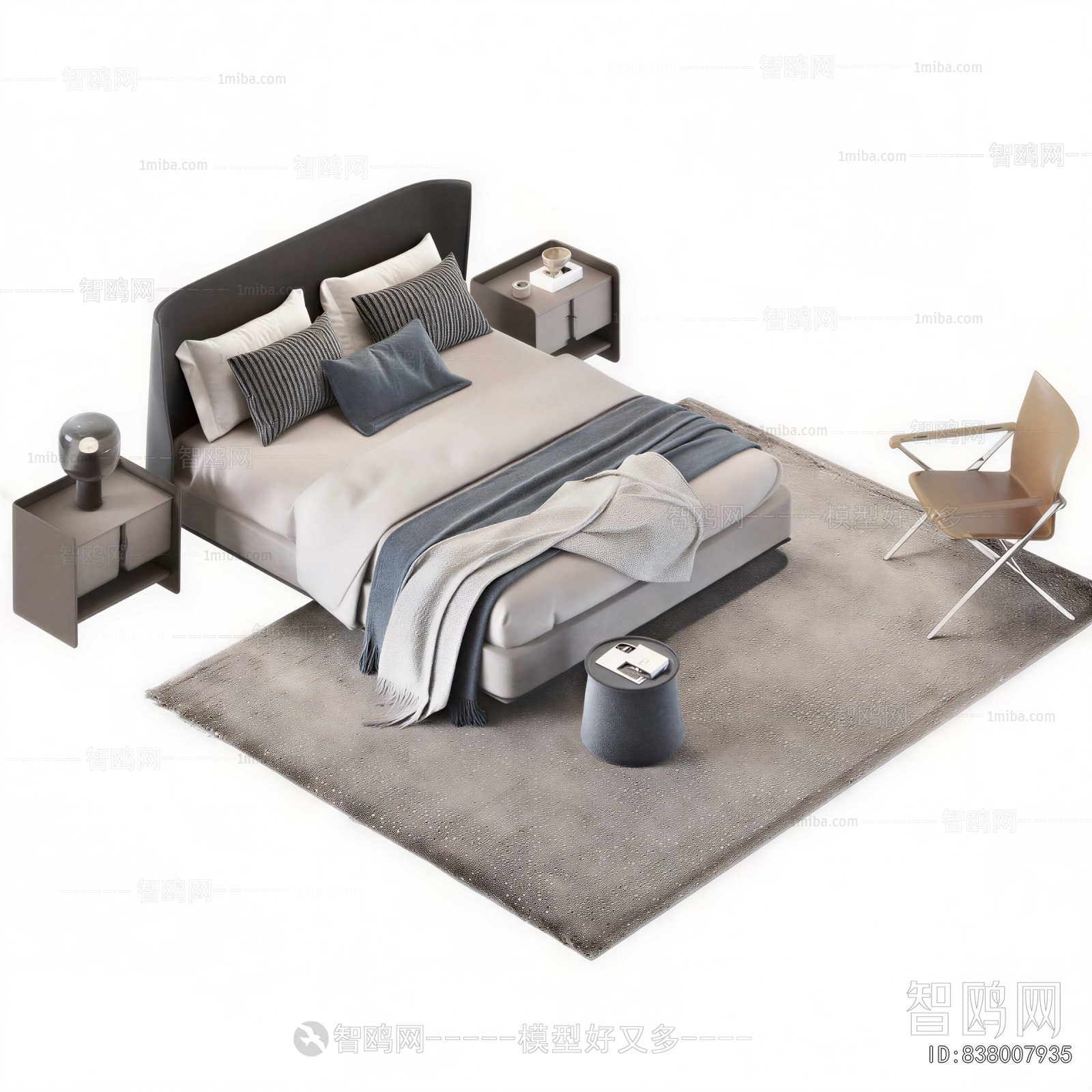 Modern Double Bed