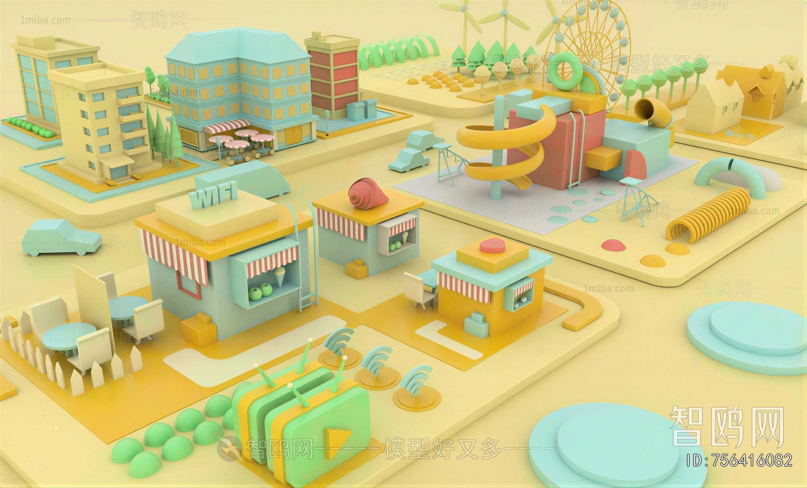 Modern Cartoon House