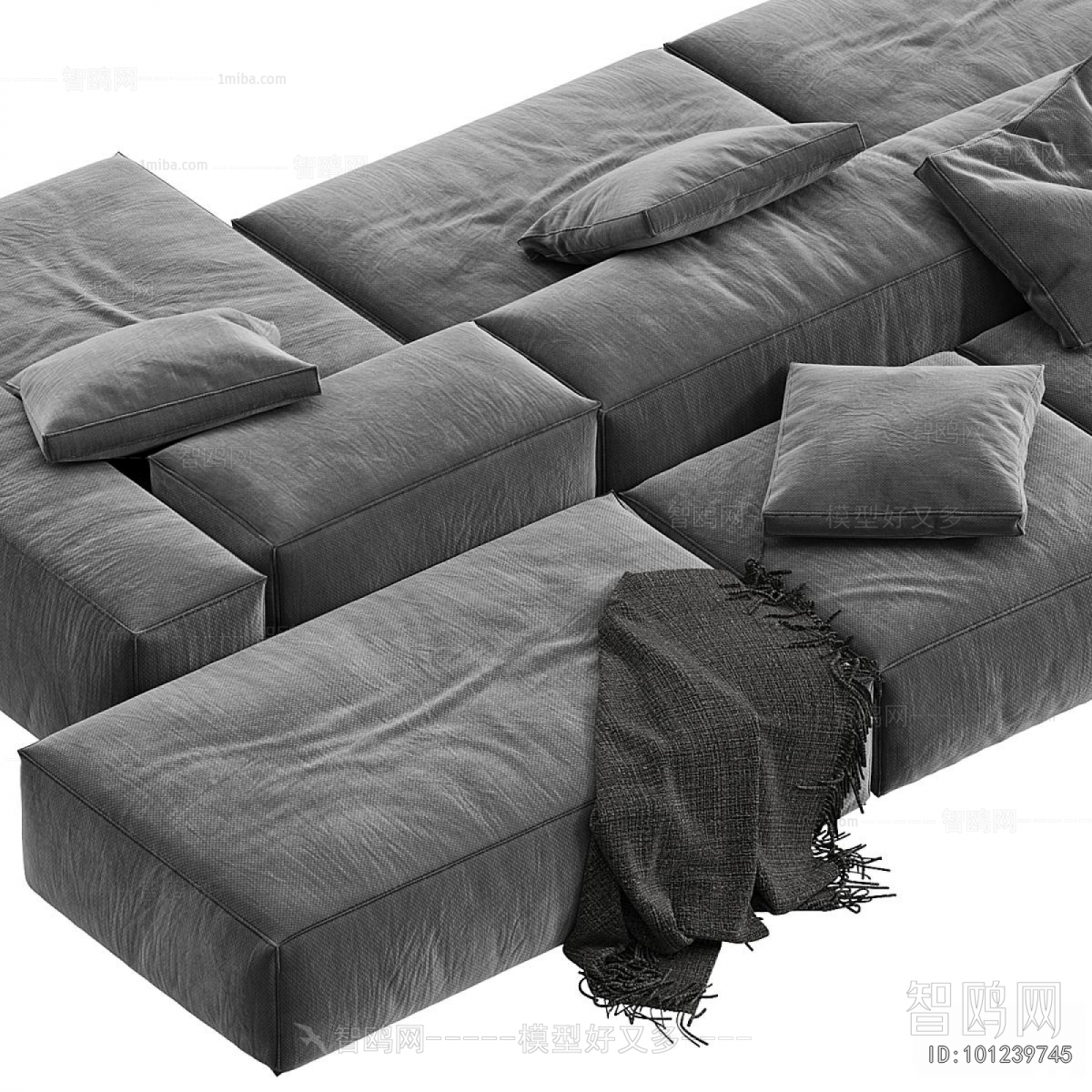 Modern Multi Person Sofa