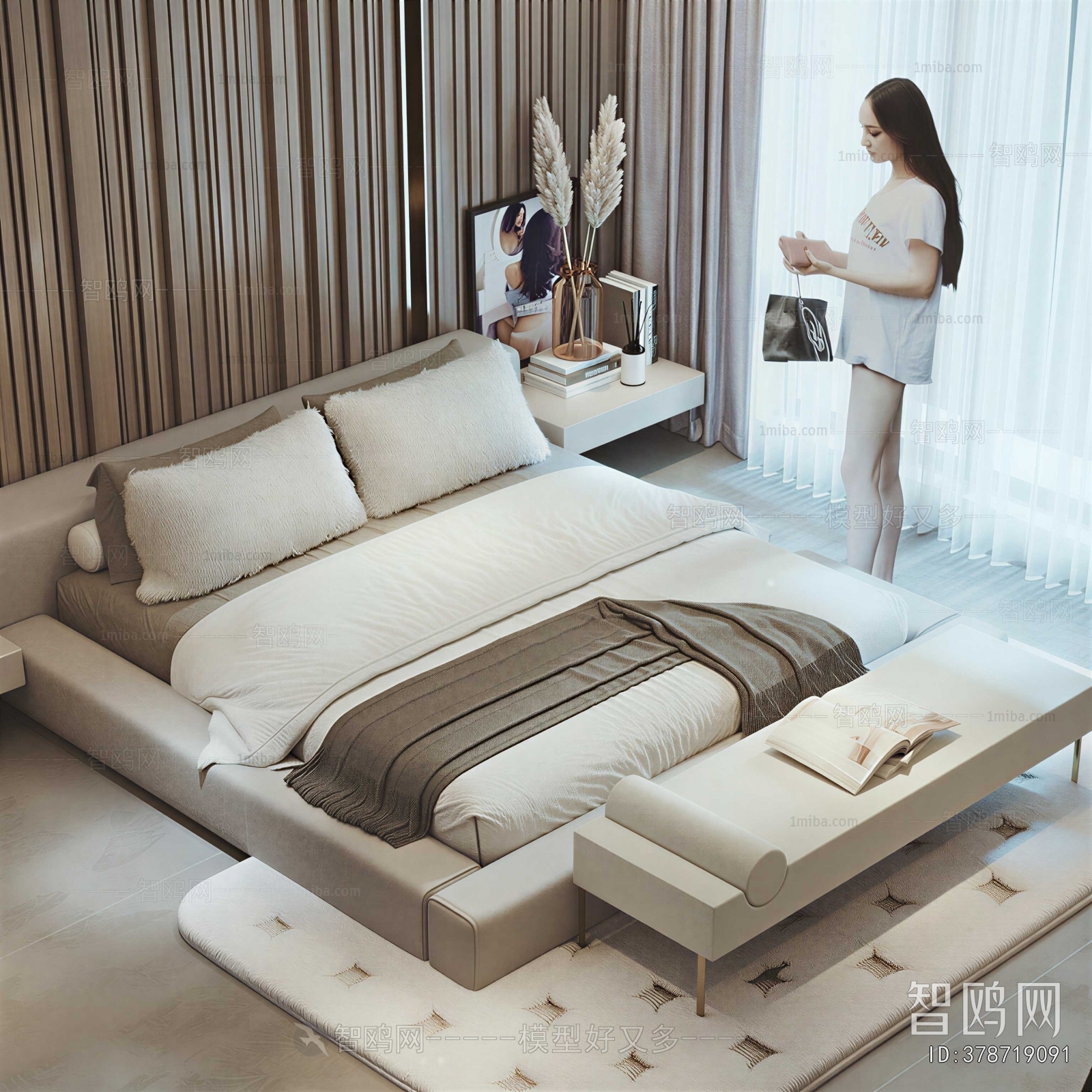 Modern Double Bed
