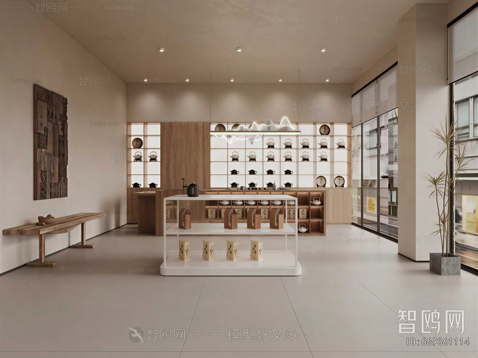 New Chinese Style Teahouse Tea House