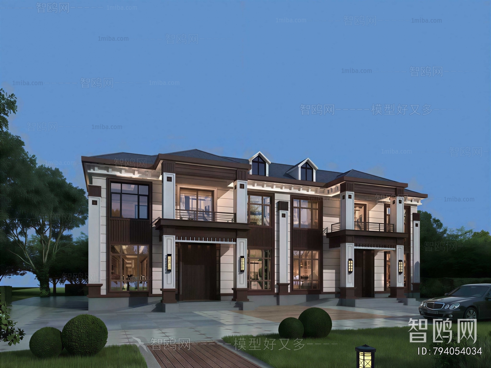 New Chinese Style Townhouse