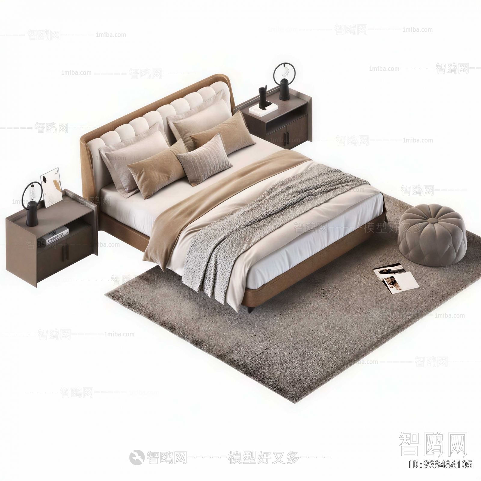 Modern Double Bed