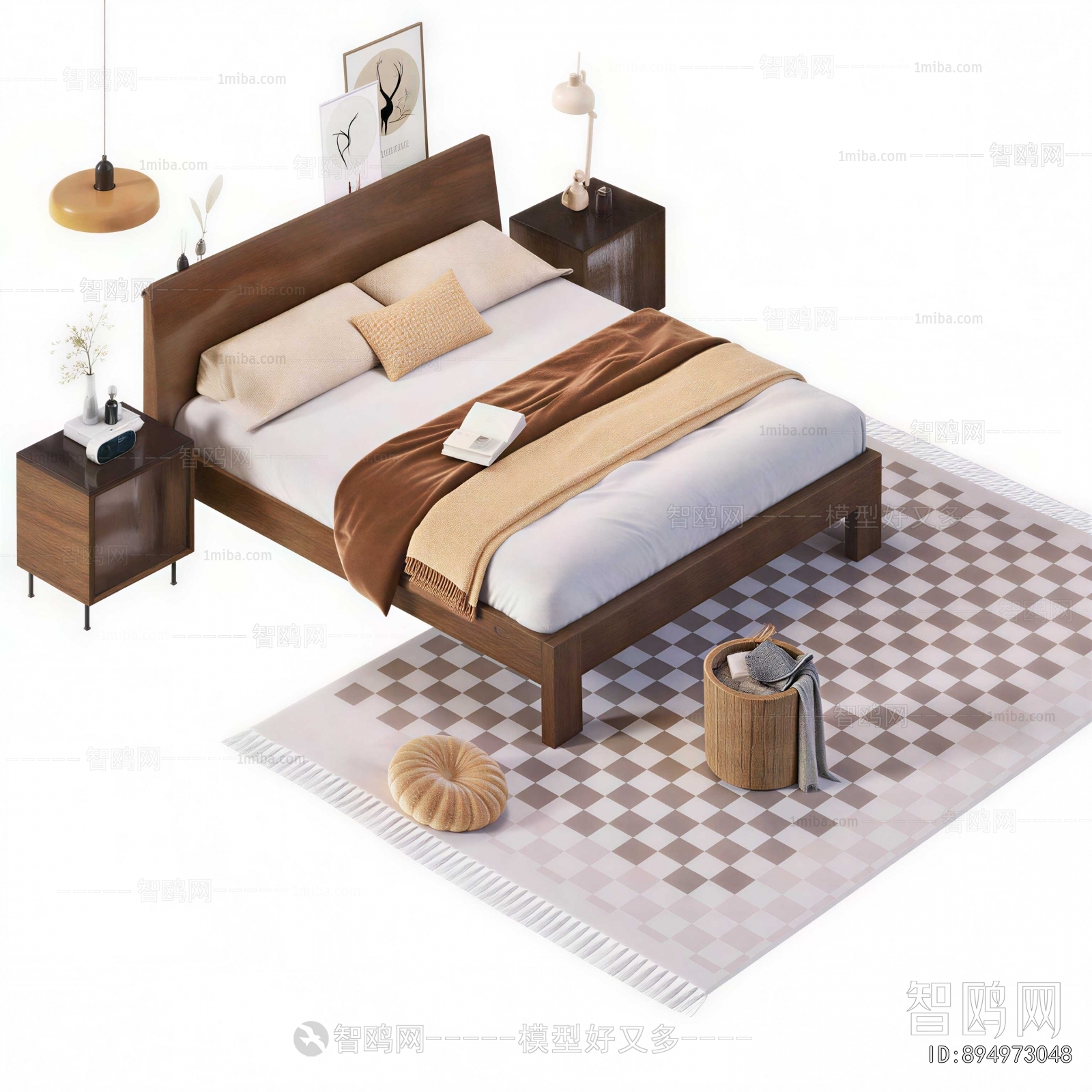 Modern Double Bed
