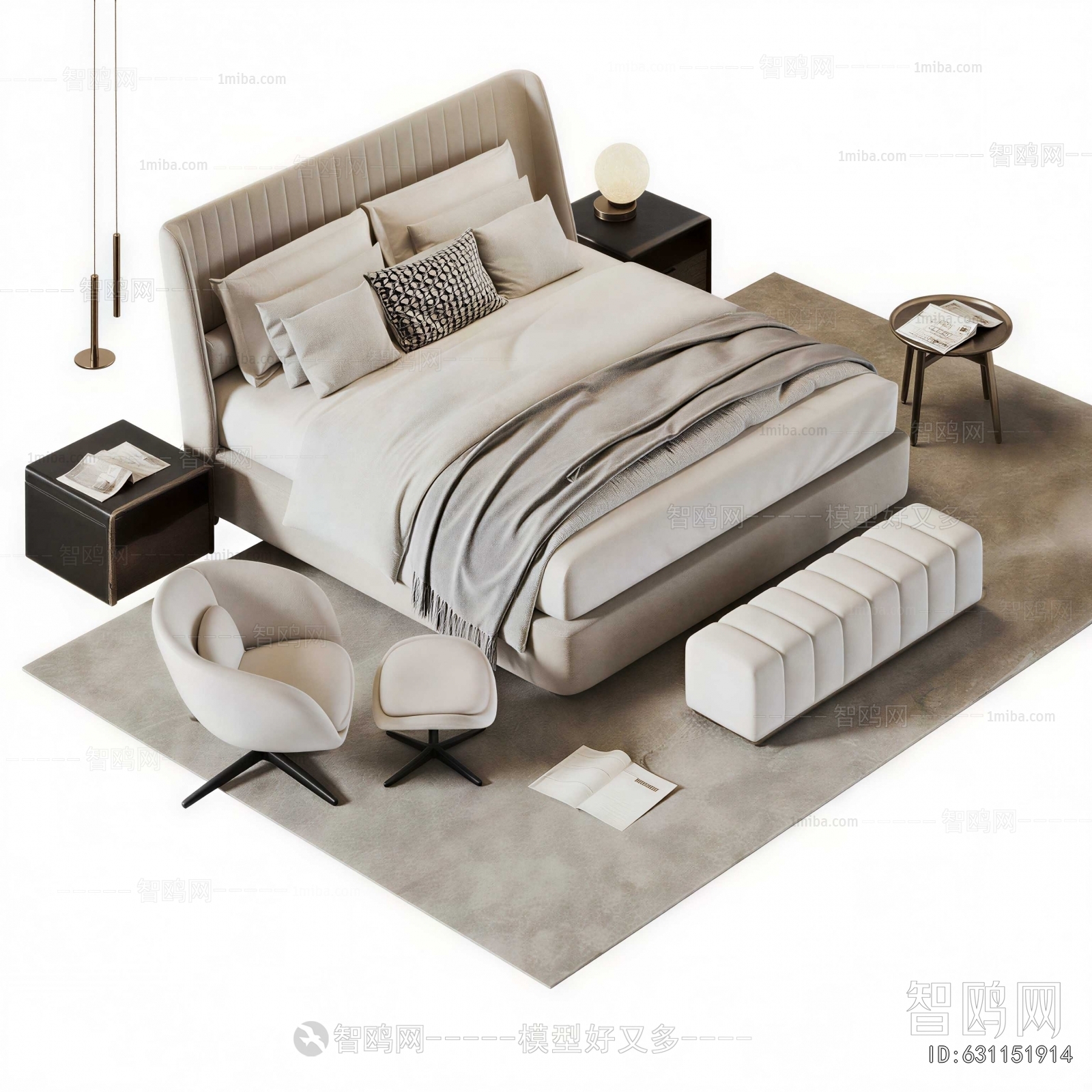 Modern Double Bed