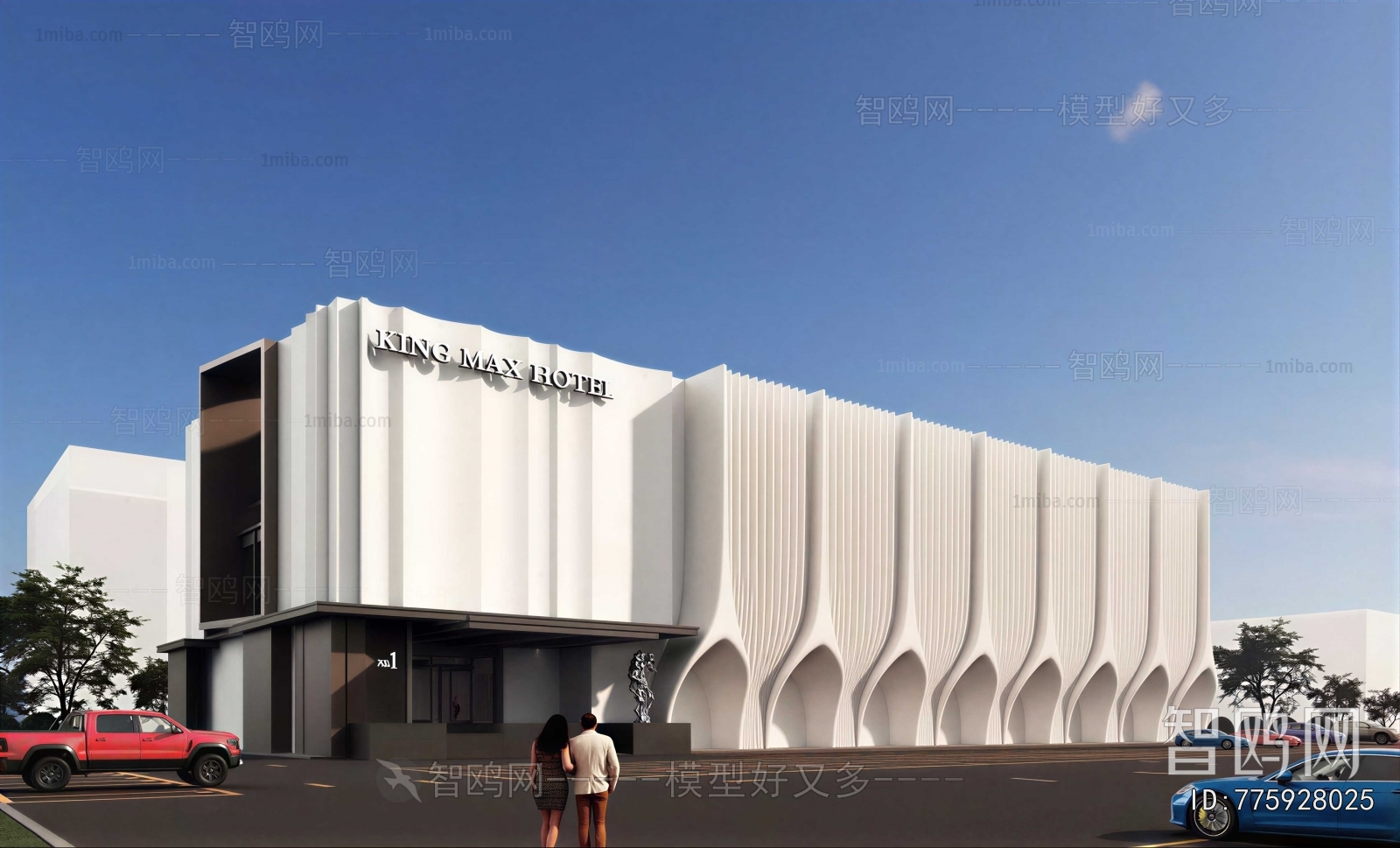 Modern Appearance Of Commercial Building