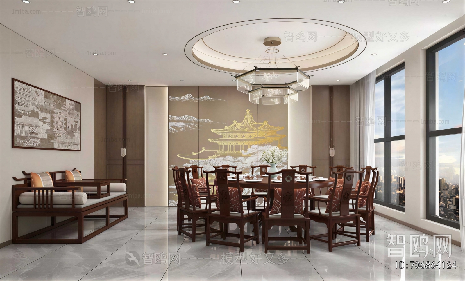 New Chinese Style Restaurant Box