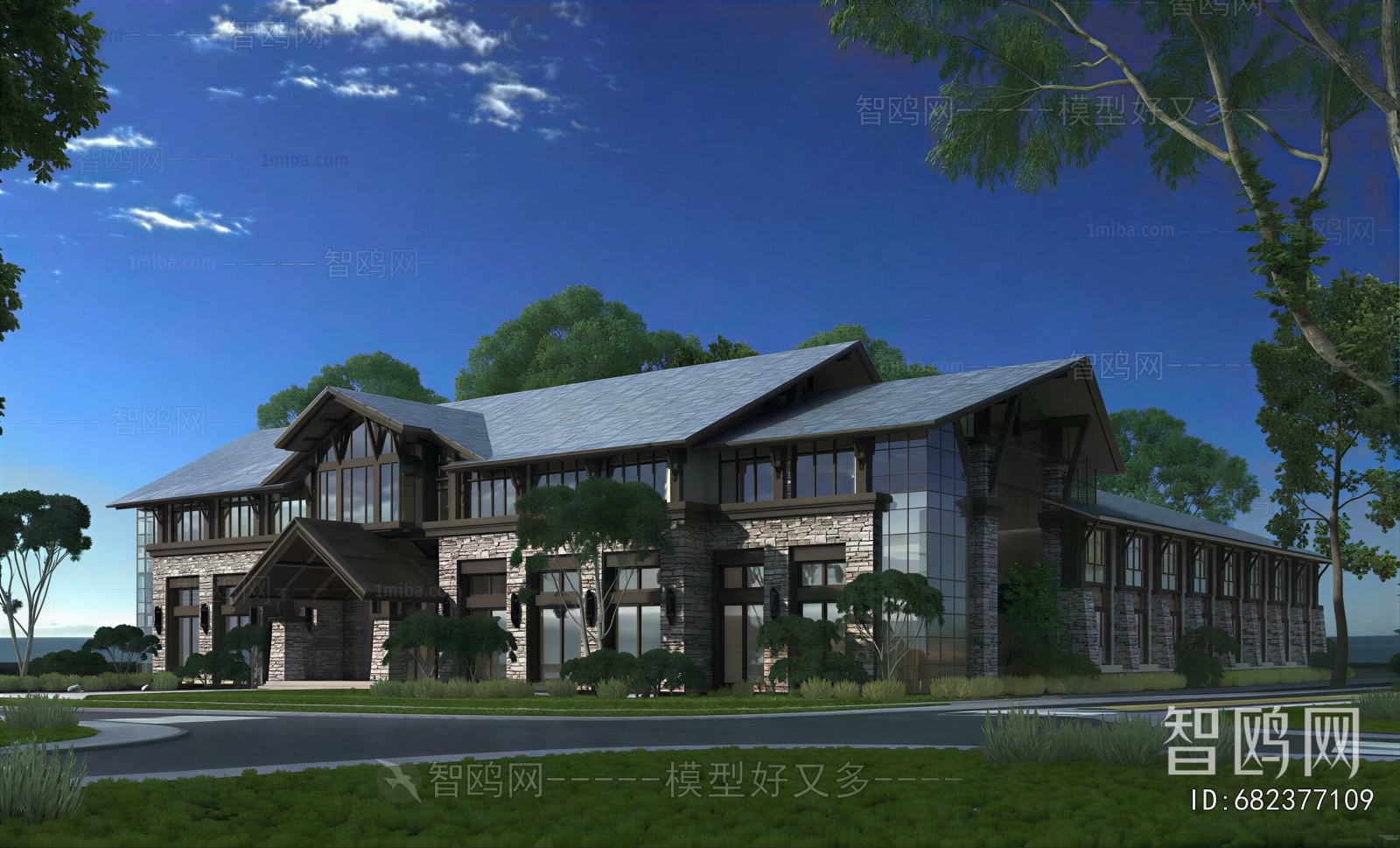 New Chinese Style Detached Villa