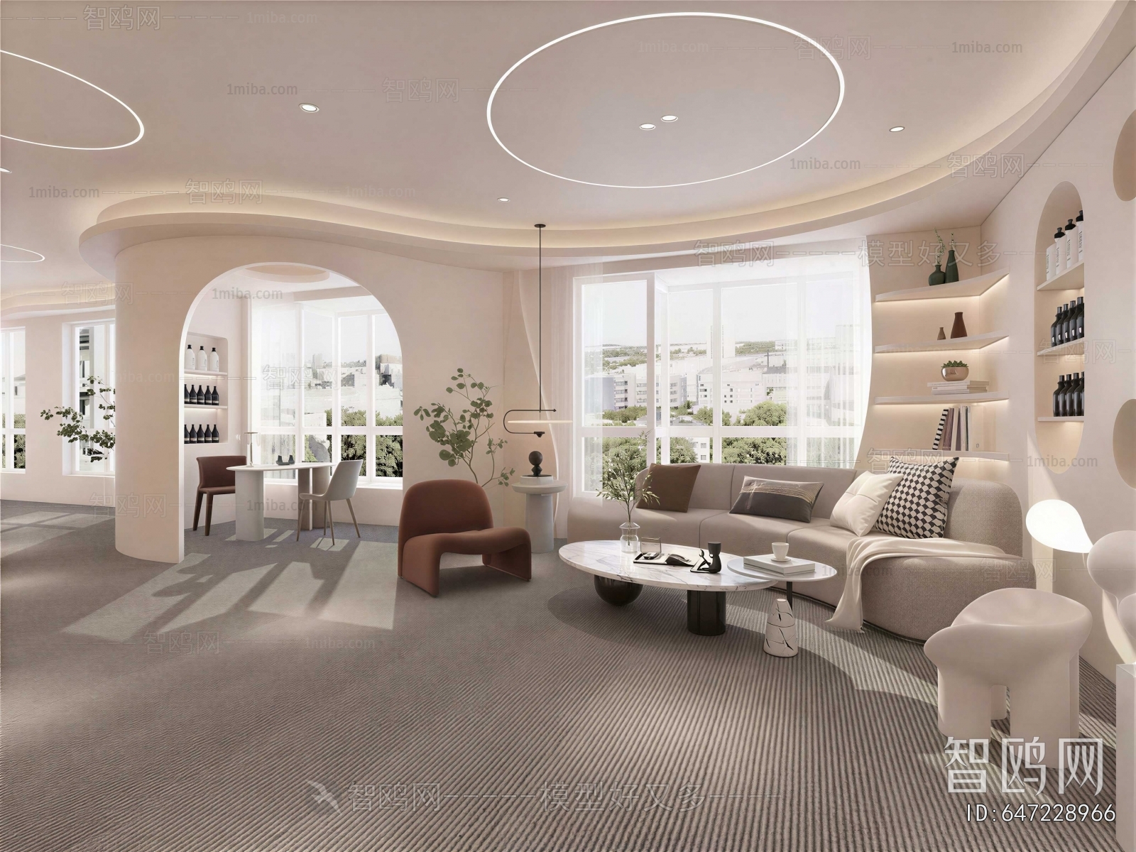 Wabi-sabi Style Beauty Salon