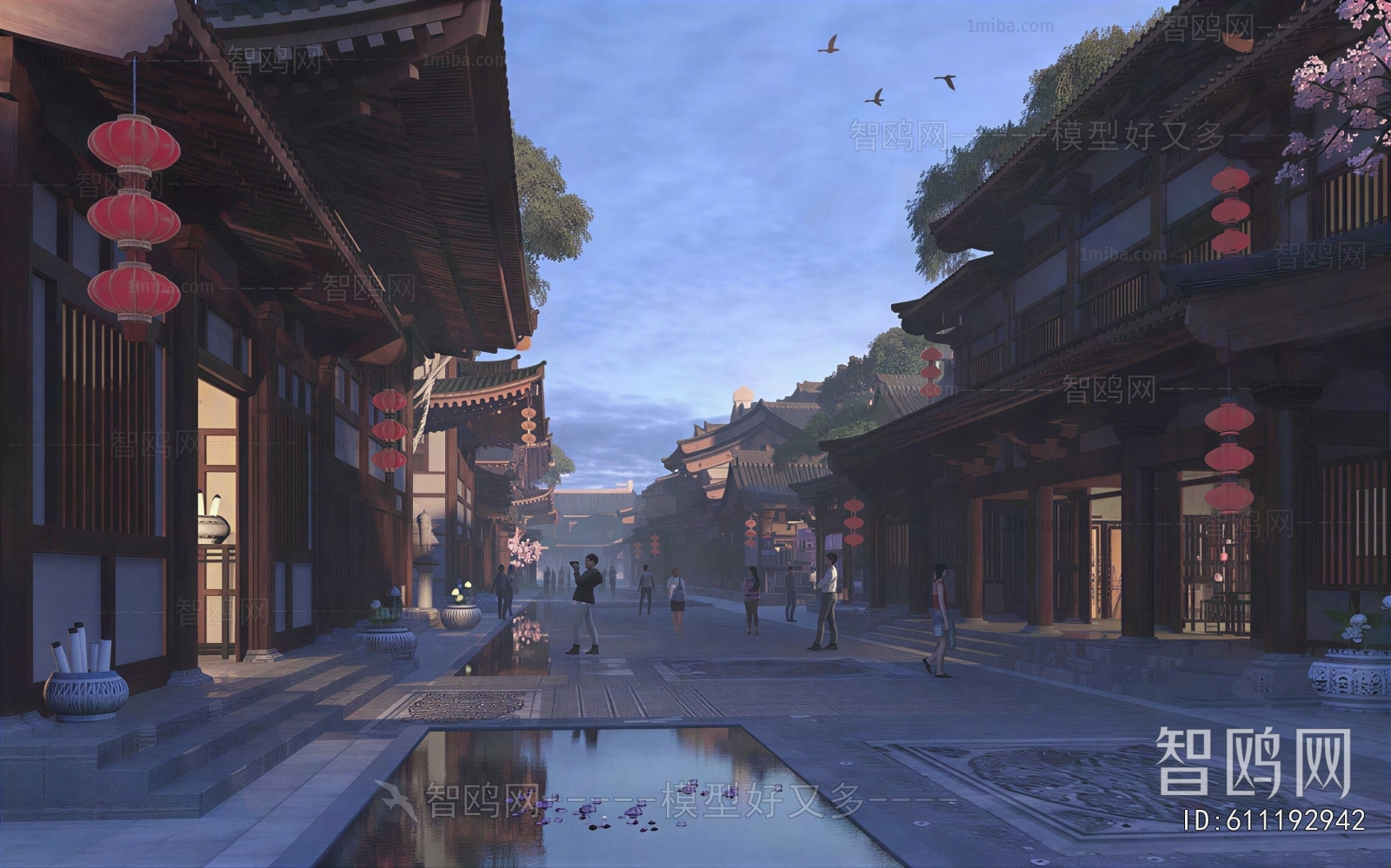 Chinese Style Commercial Street