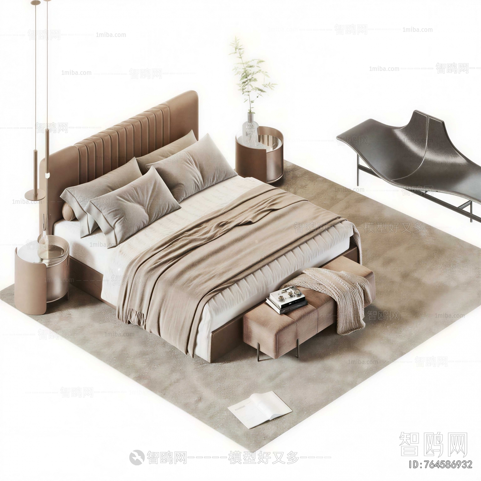 Modern Double Bed