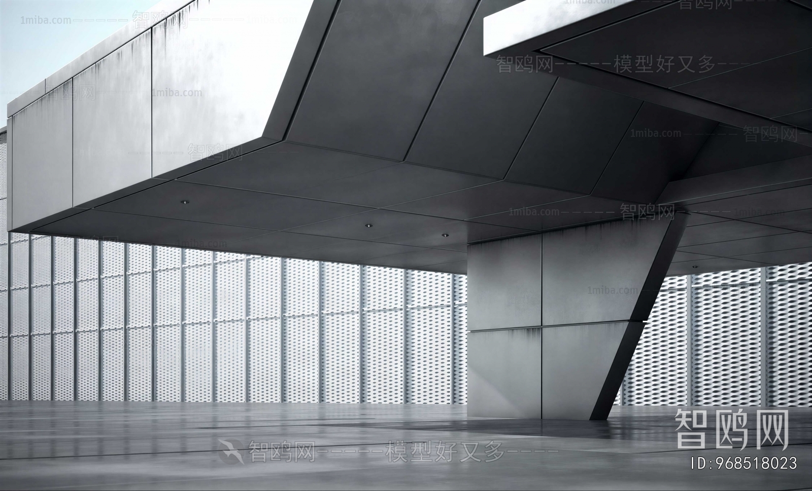 Modern Appearance Of Commercial Building