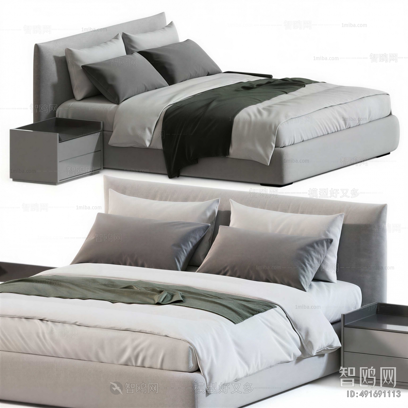Modern Double Bed