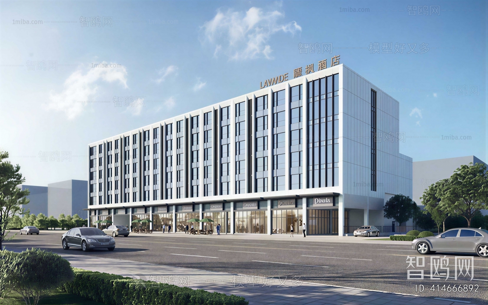 Modern Appearance Of Commercial Building