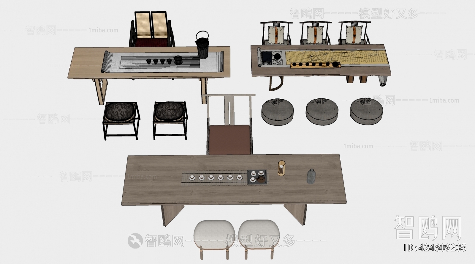 New Chinese Style Tea Tables And Chairs