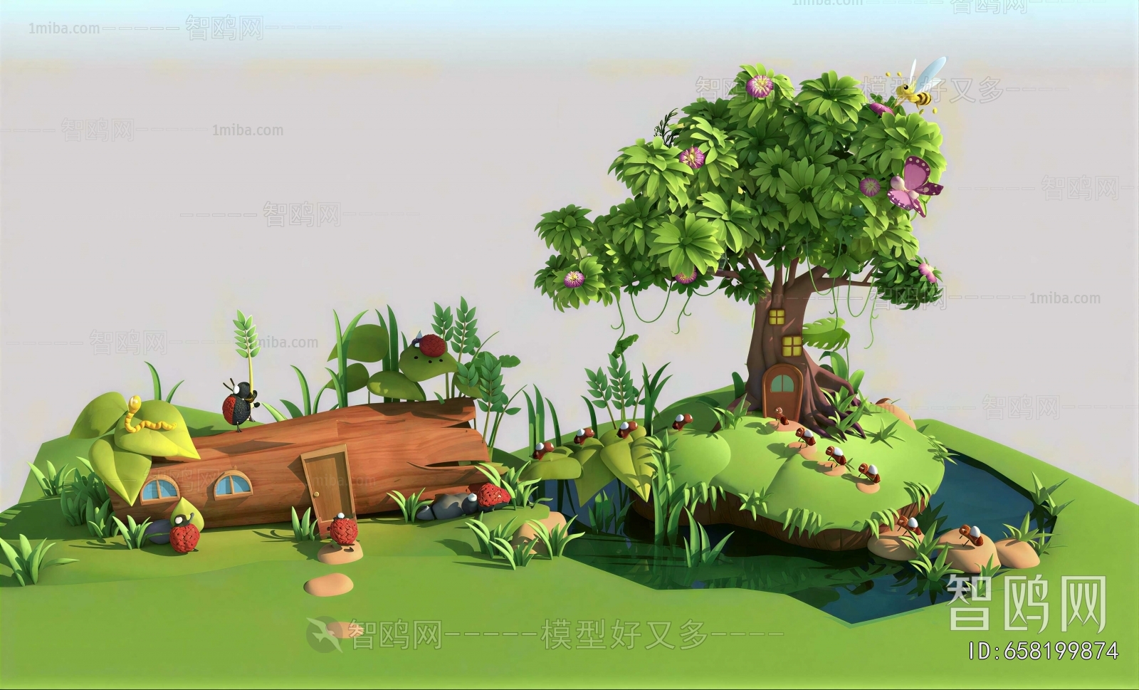 Modern Cartoon House