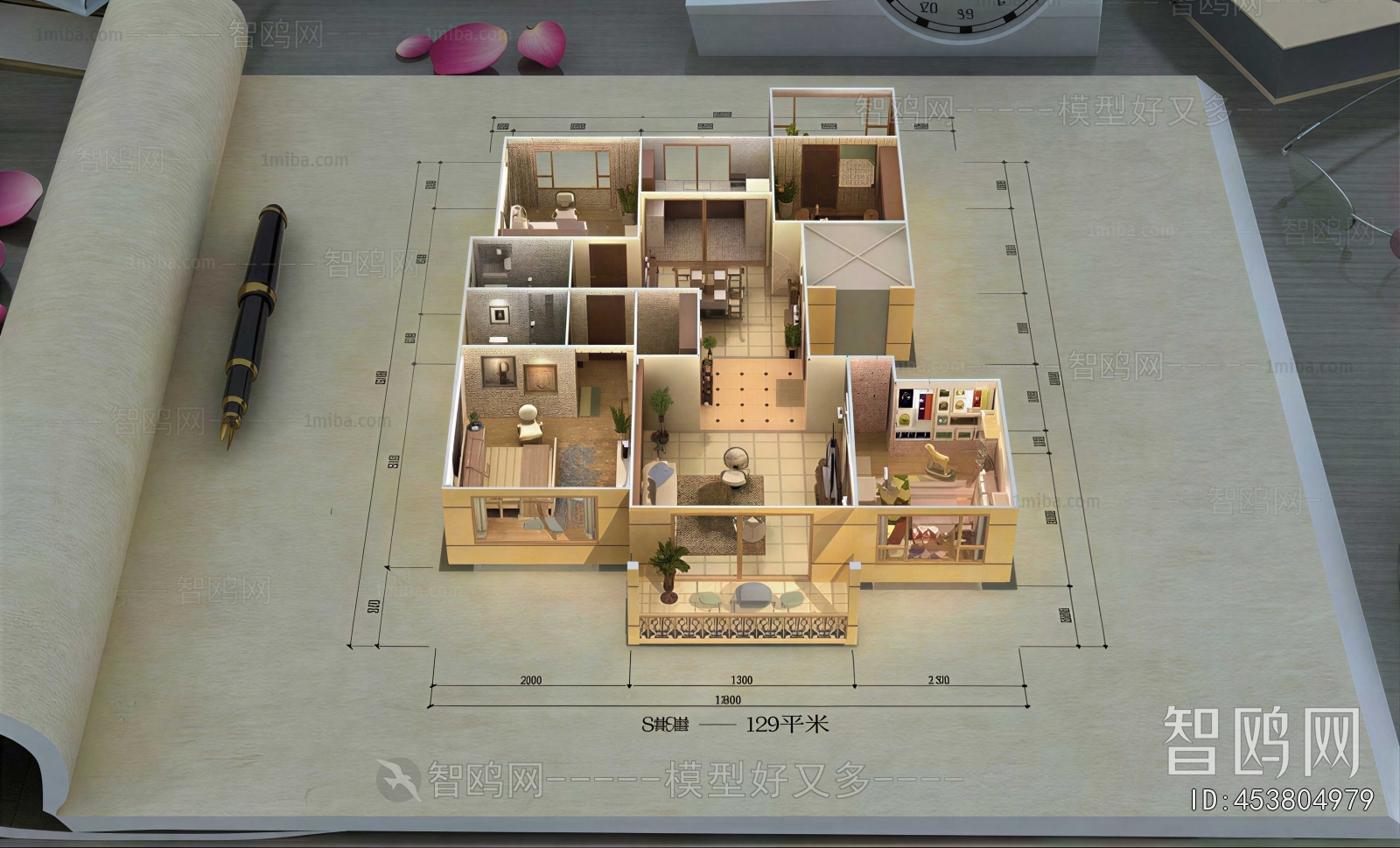 Modern A Bird's-eye View Of Home Decoration