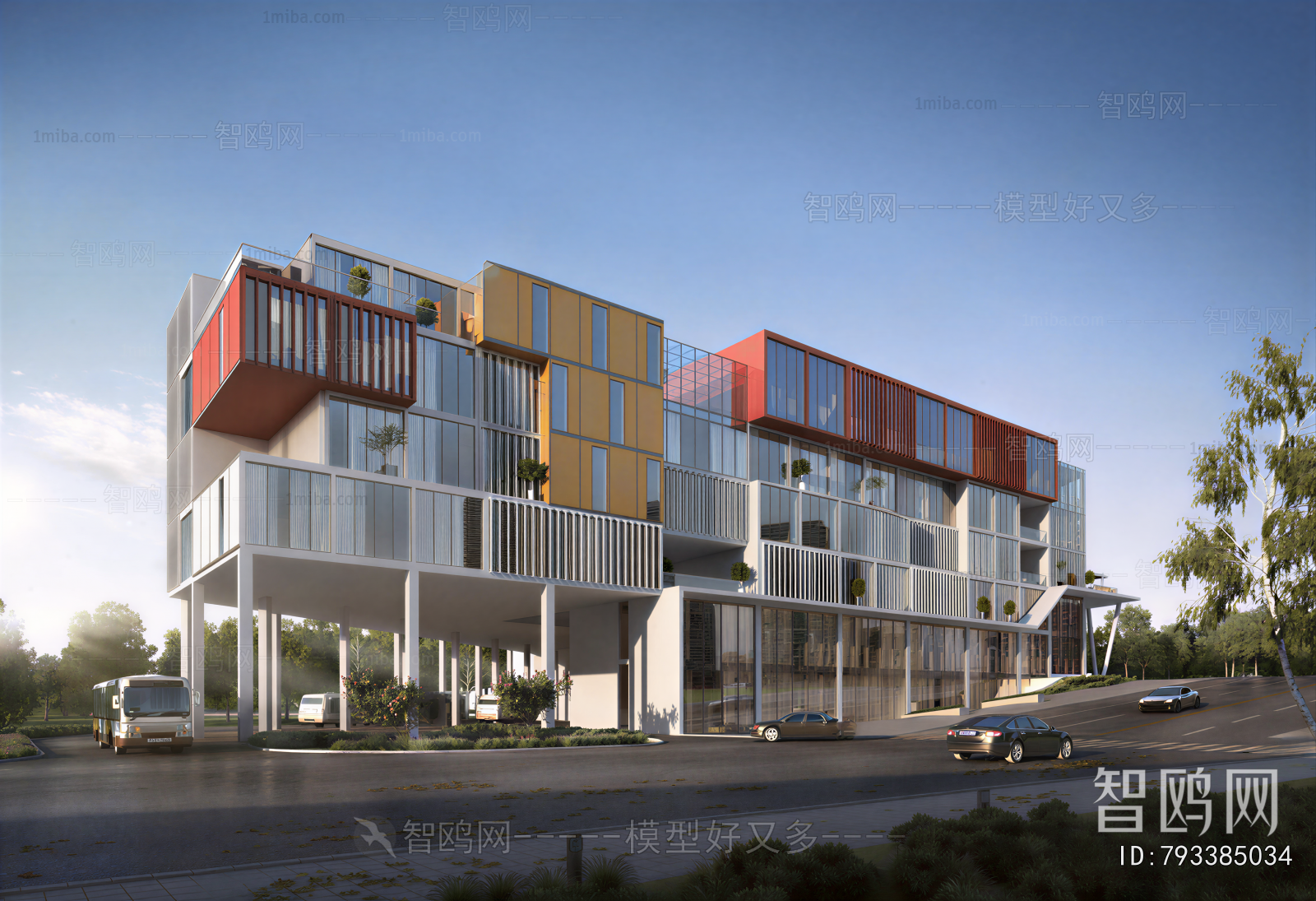 Modern Appearance Of Commercial Building