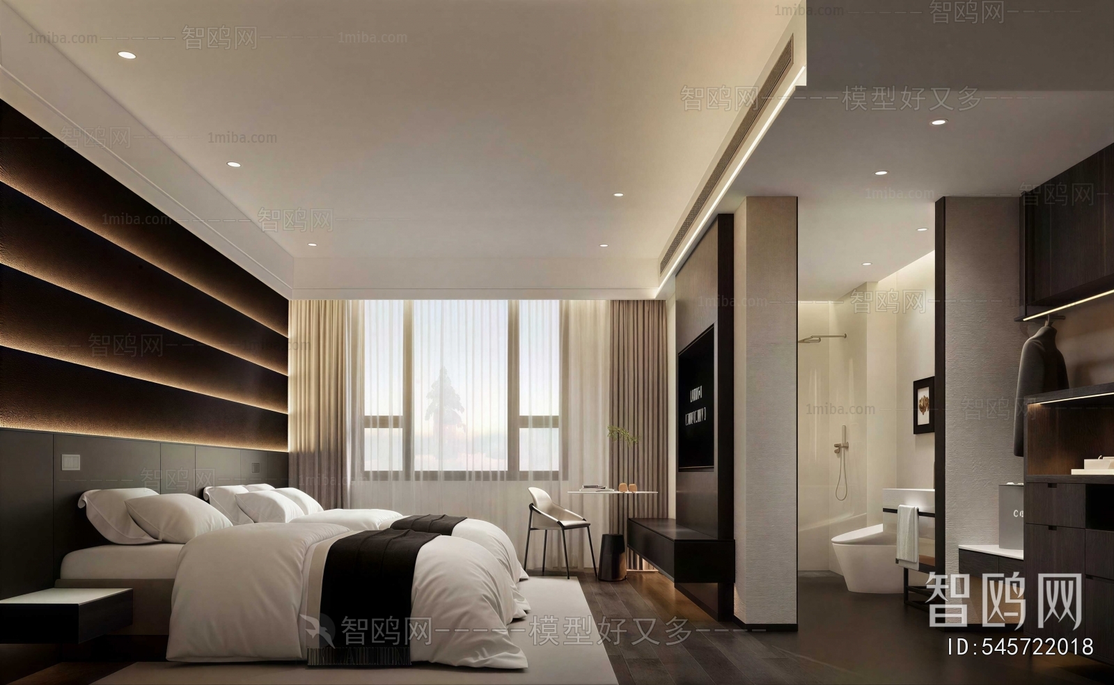 Modern Guest Room