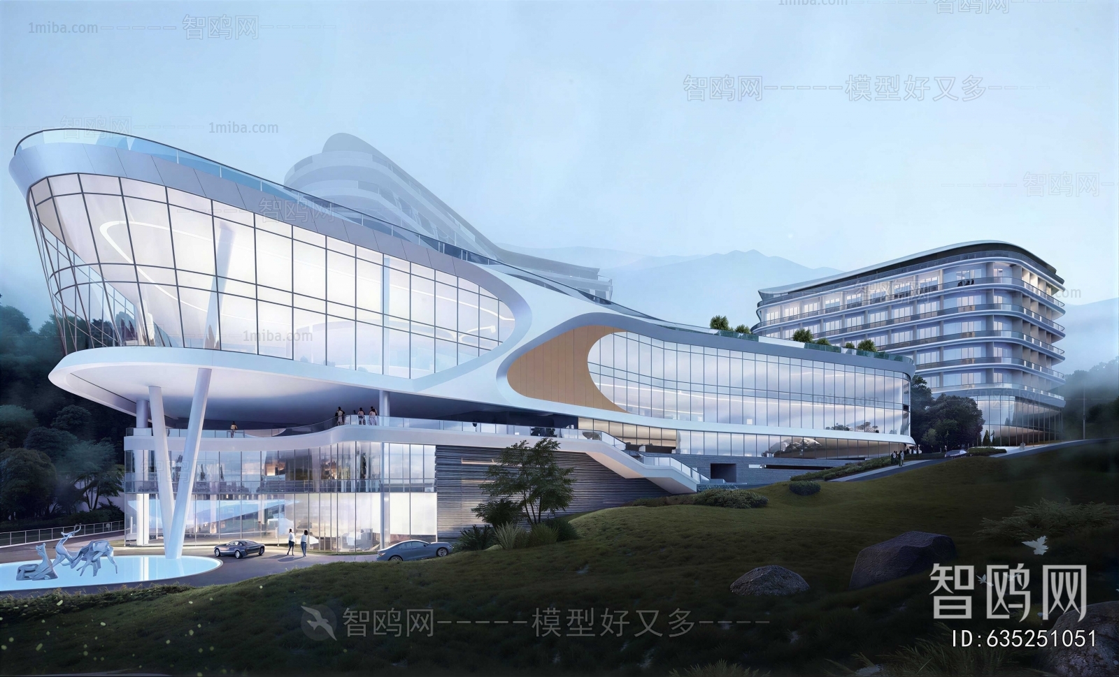 Modern Appearance Of Commercial Building