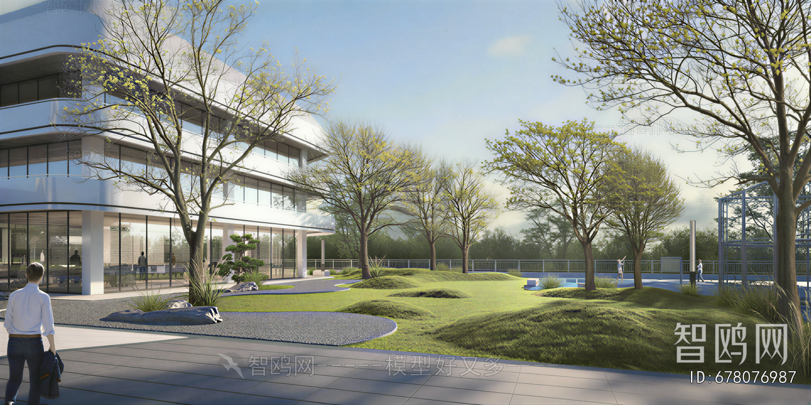 Modern Courtyard/landscape