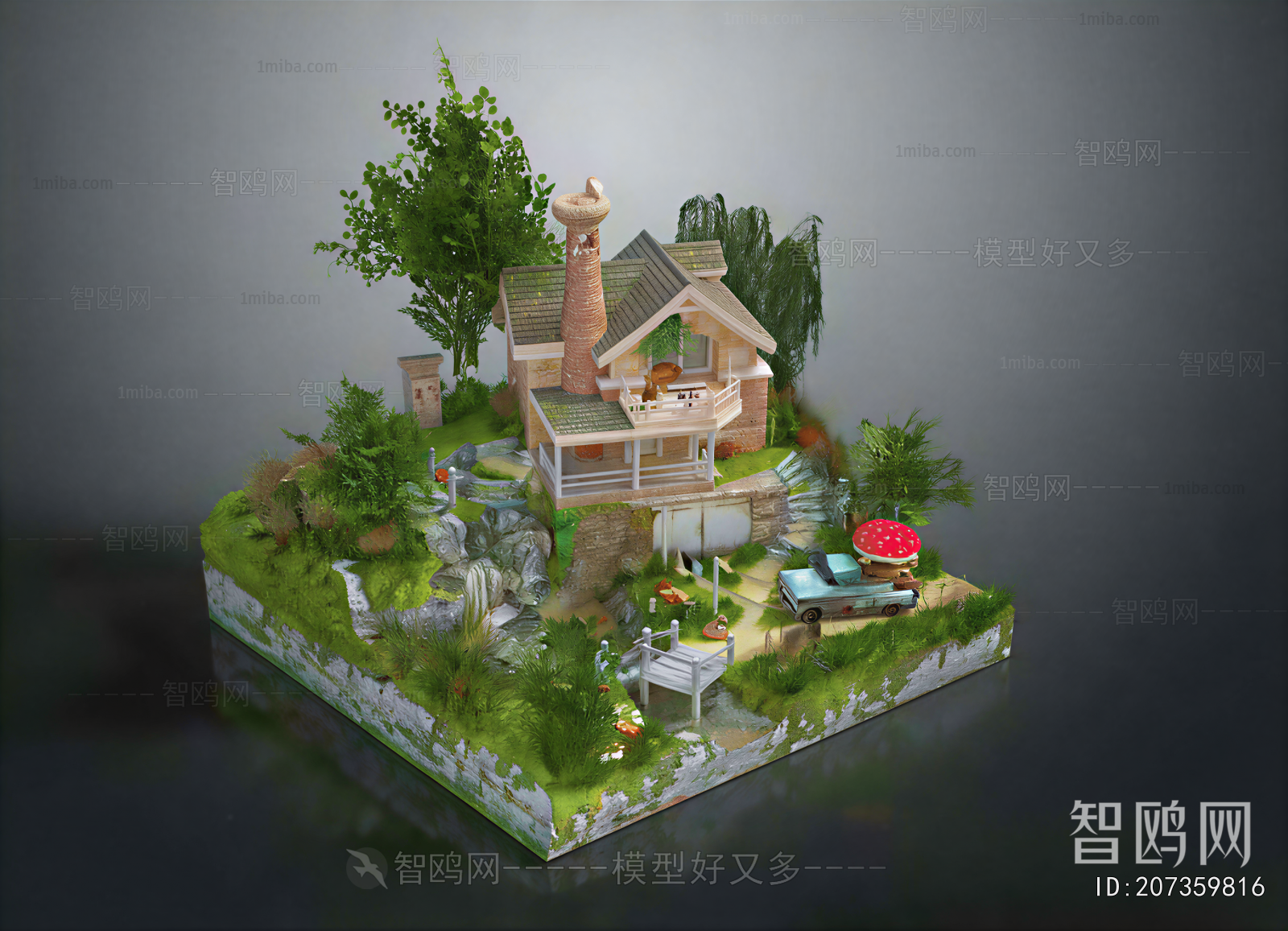 Modern Cartoon House