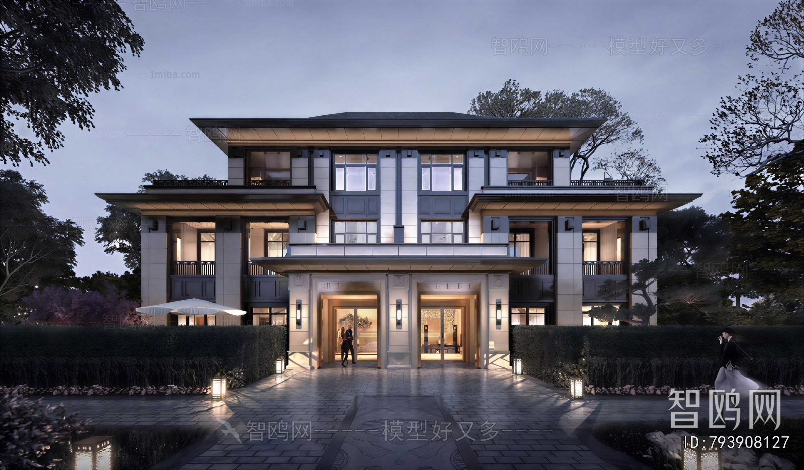 New Chinese Style Detached Villa