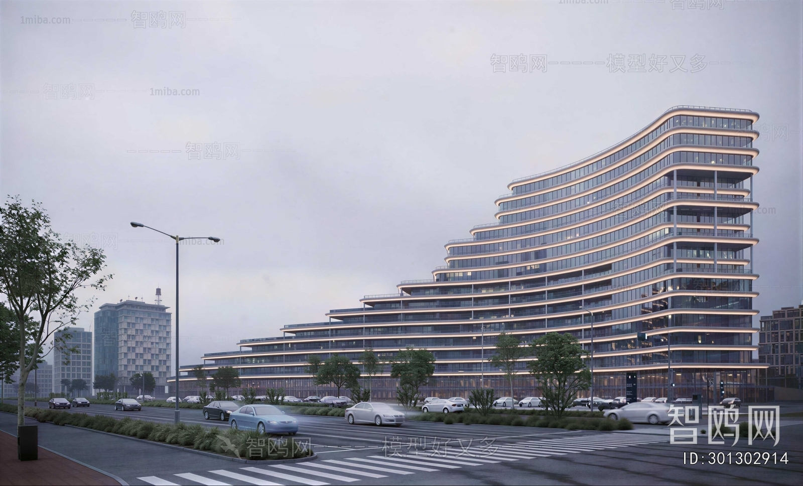 Modern Appearance Of Commercial Building