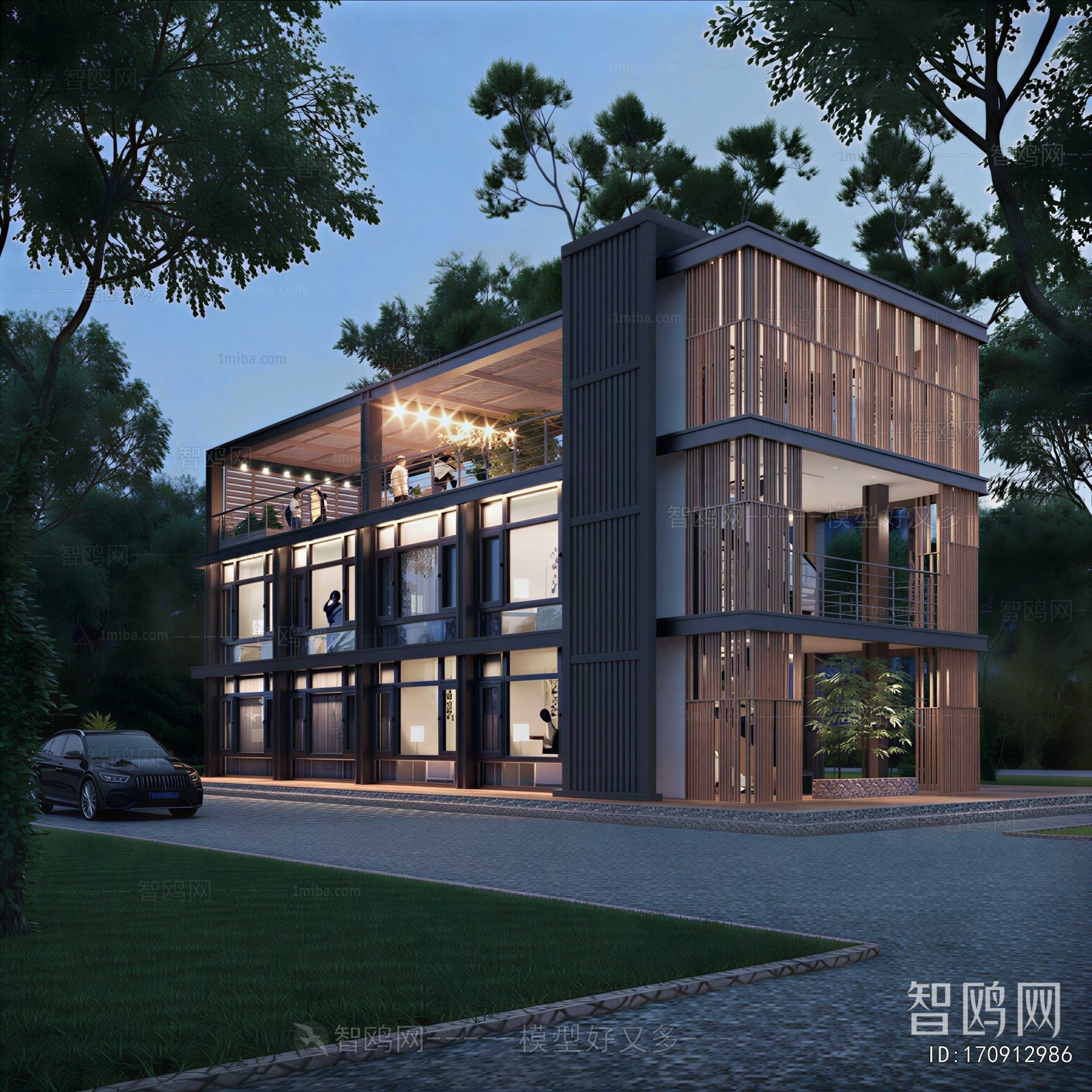 Modern Appearance Of Commercial Building