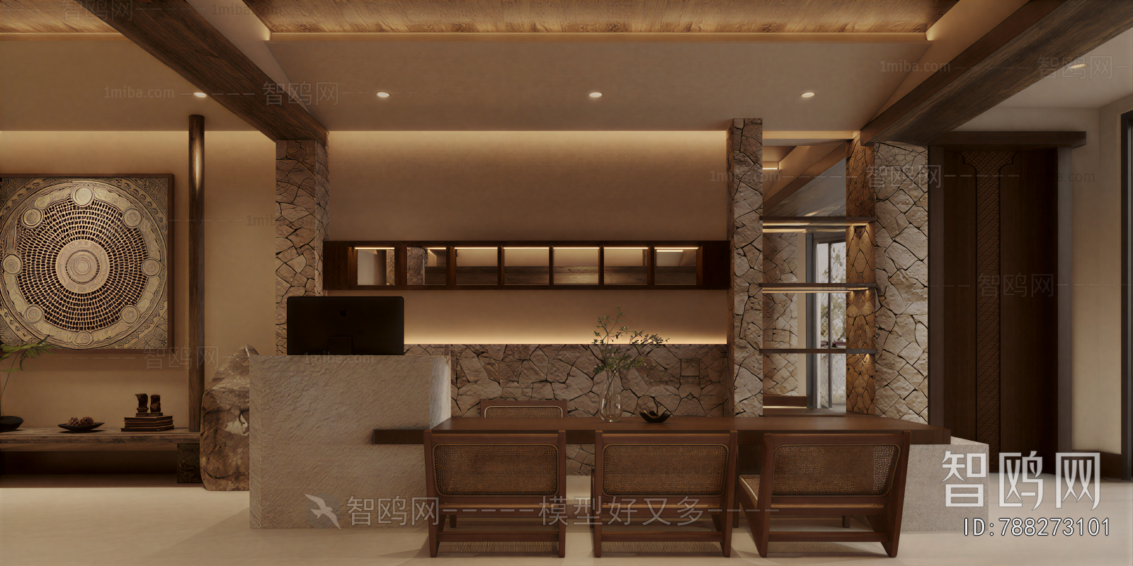 New Chinese Style Teahouse Tea House