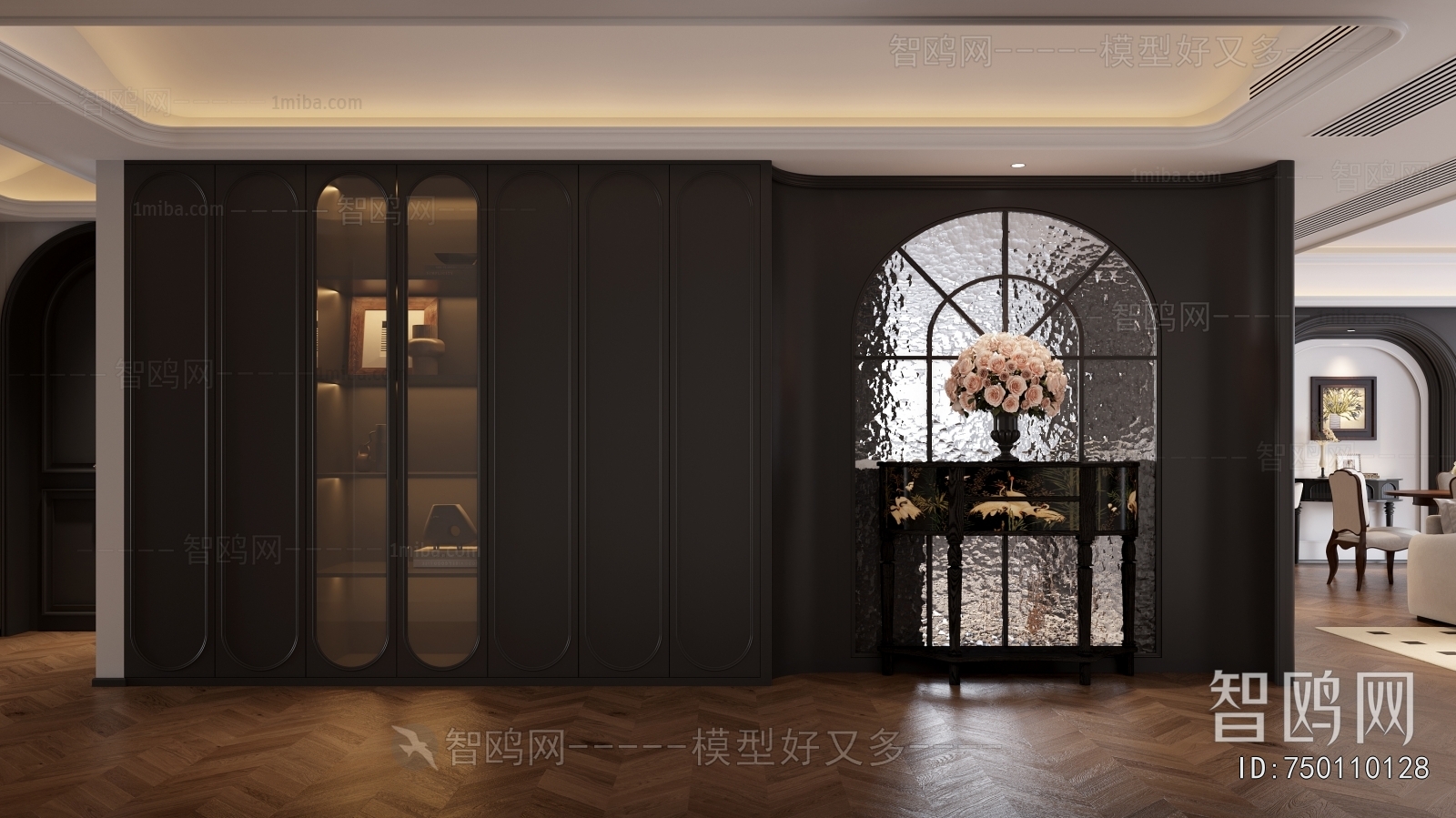 French Style Hallway