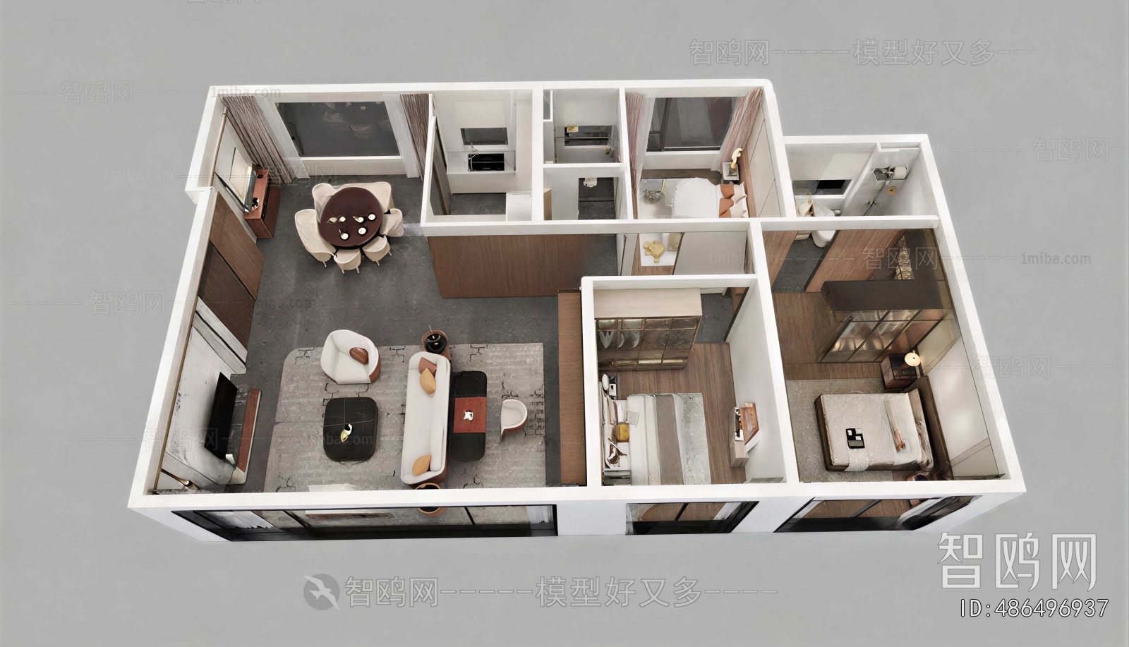 Modern A Bird's-eye View Of Home Decoration