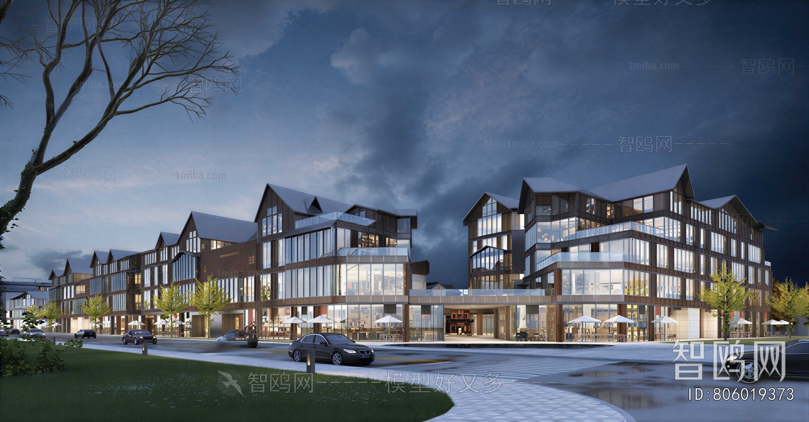 New Chinese Style Commercial Street