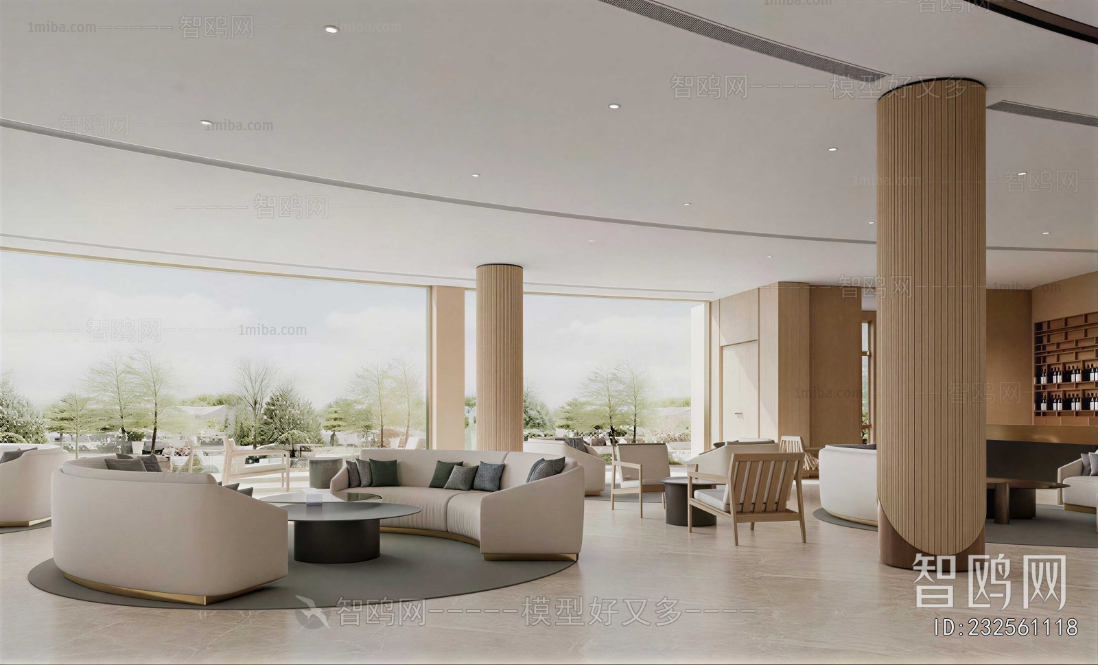 Modern Office Reception Desk