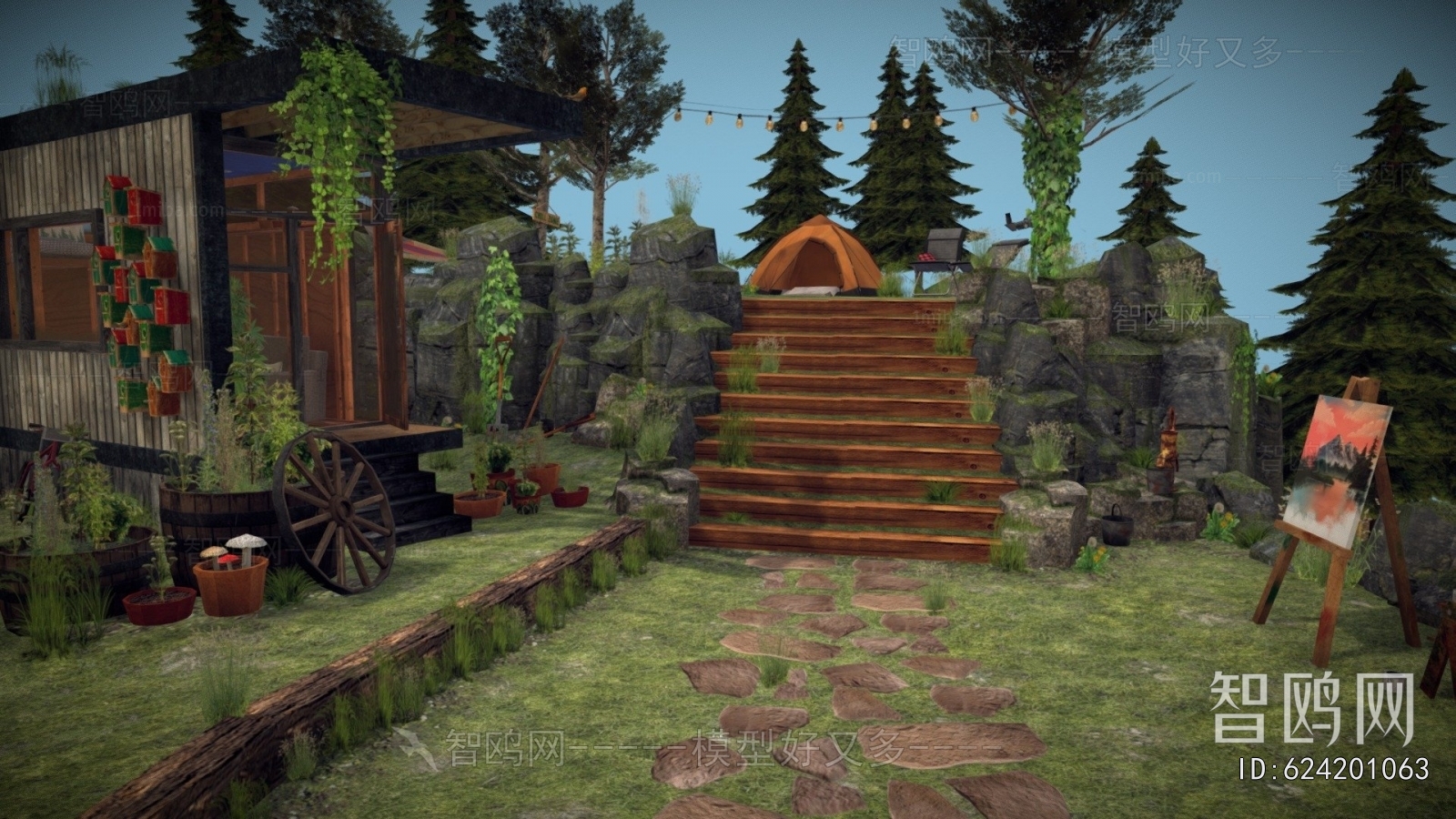 Modern Courtyard/landscape