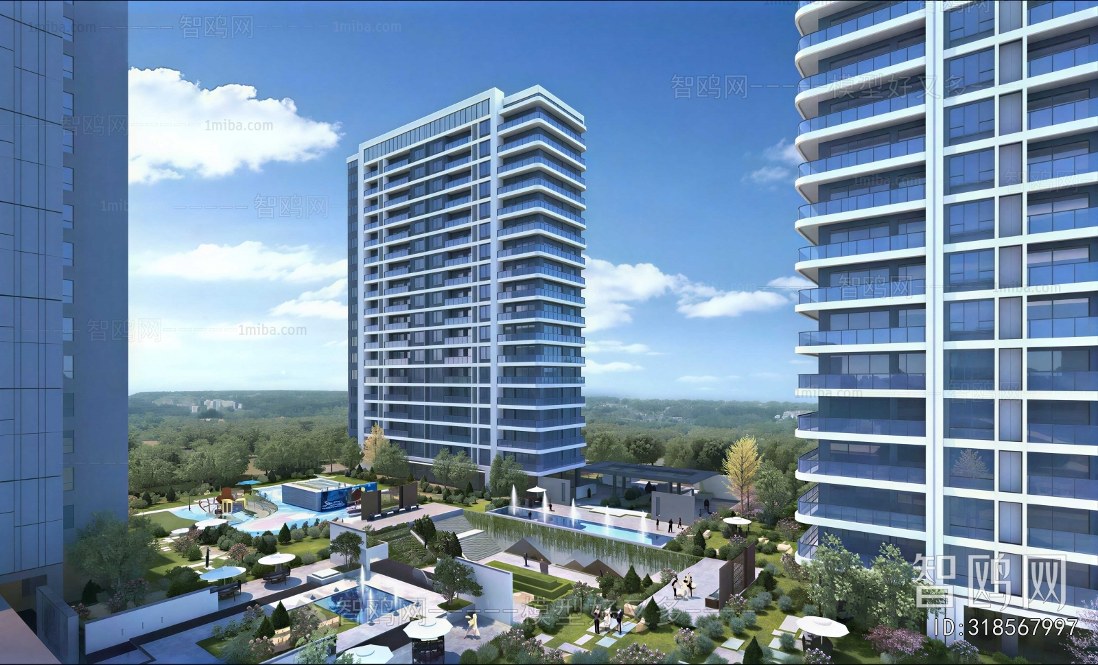 Modern Appearance Of Commercial Building