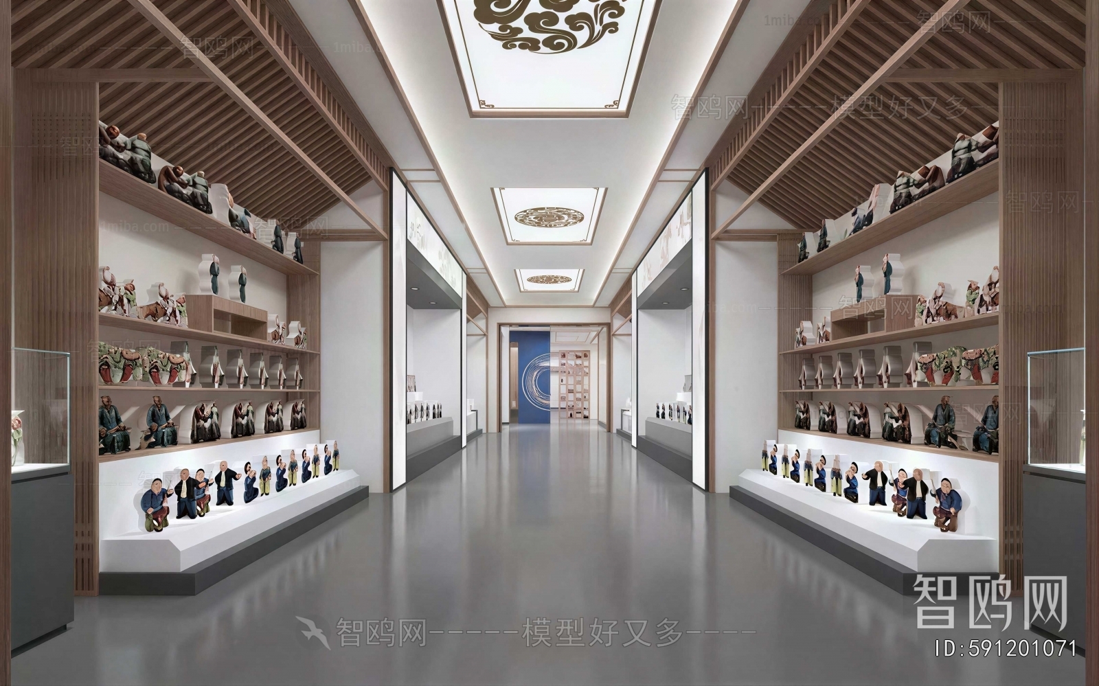 New Chinese Style Exhibition Hall