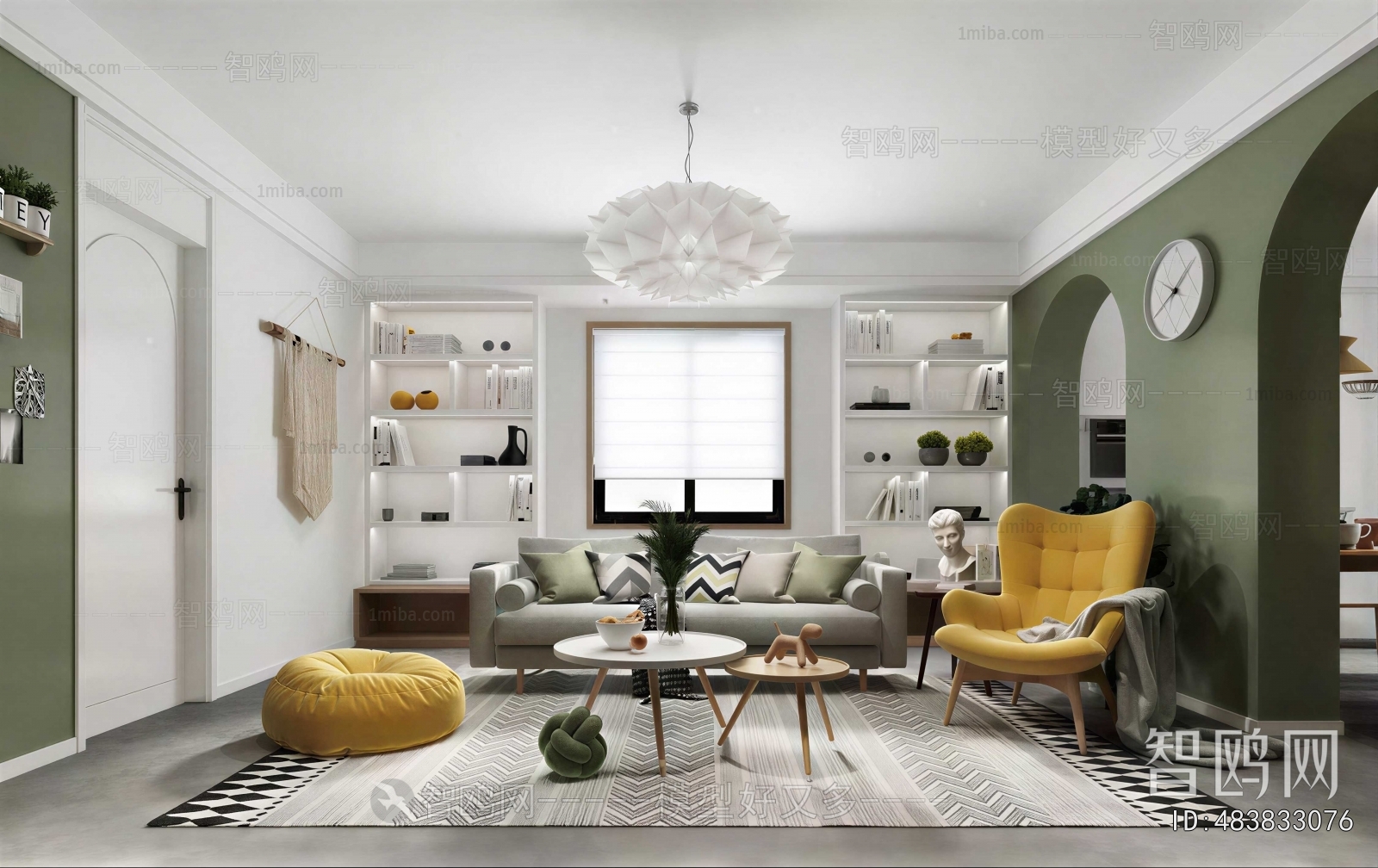 Nordic Style A Living Room