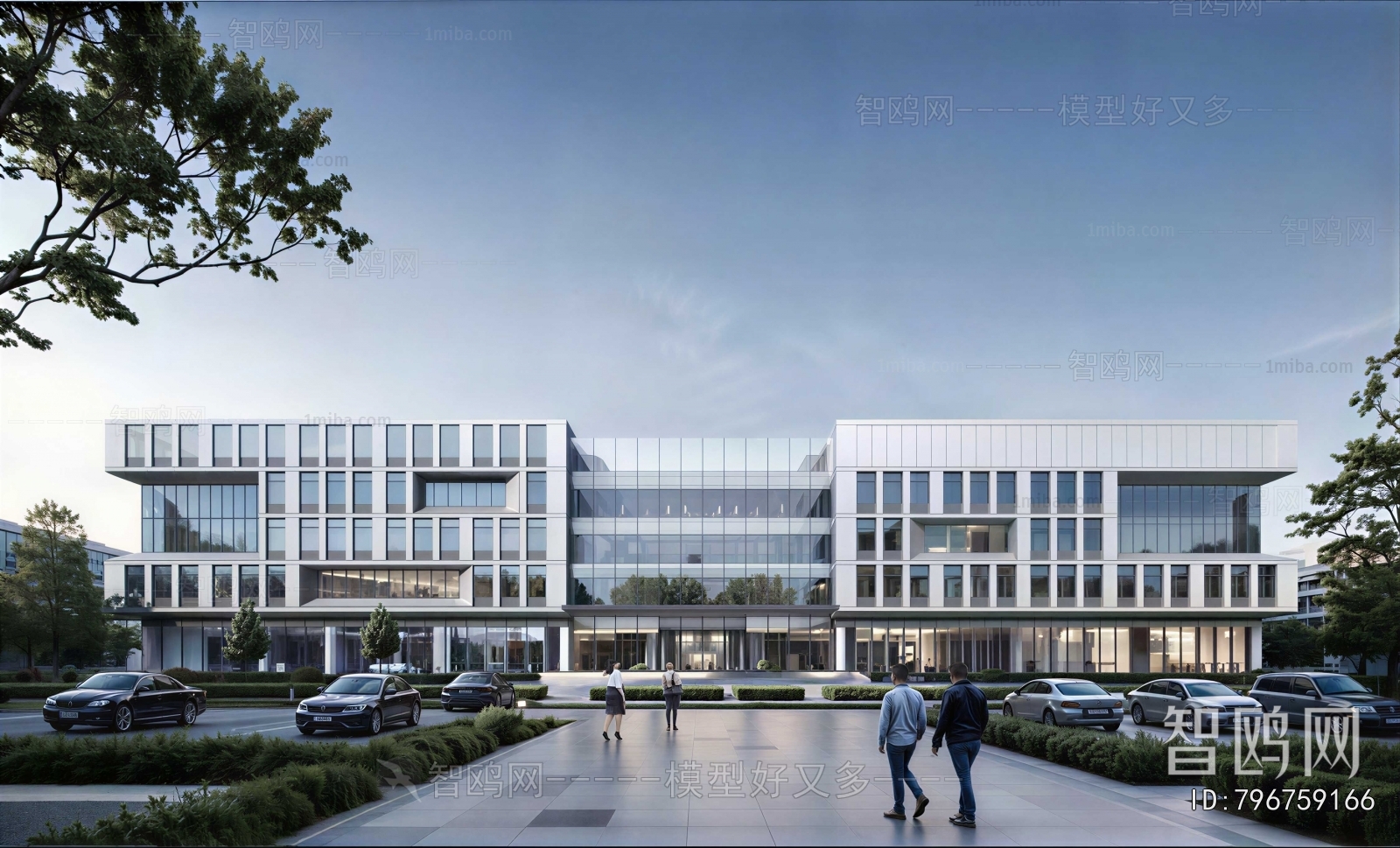 Modern Appearance Of Commercial Building