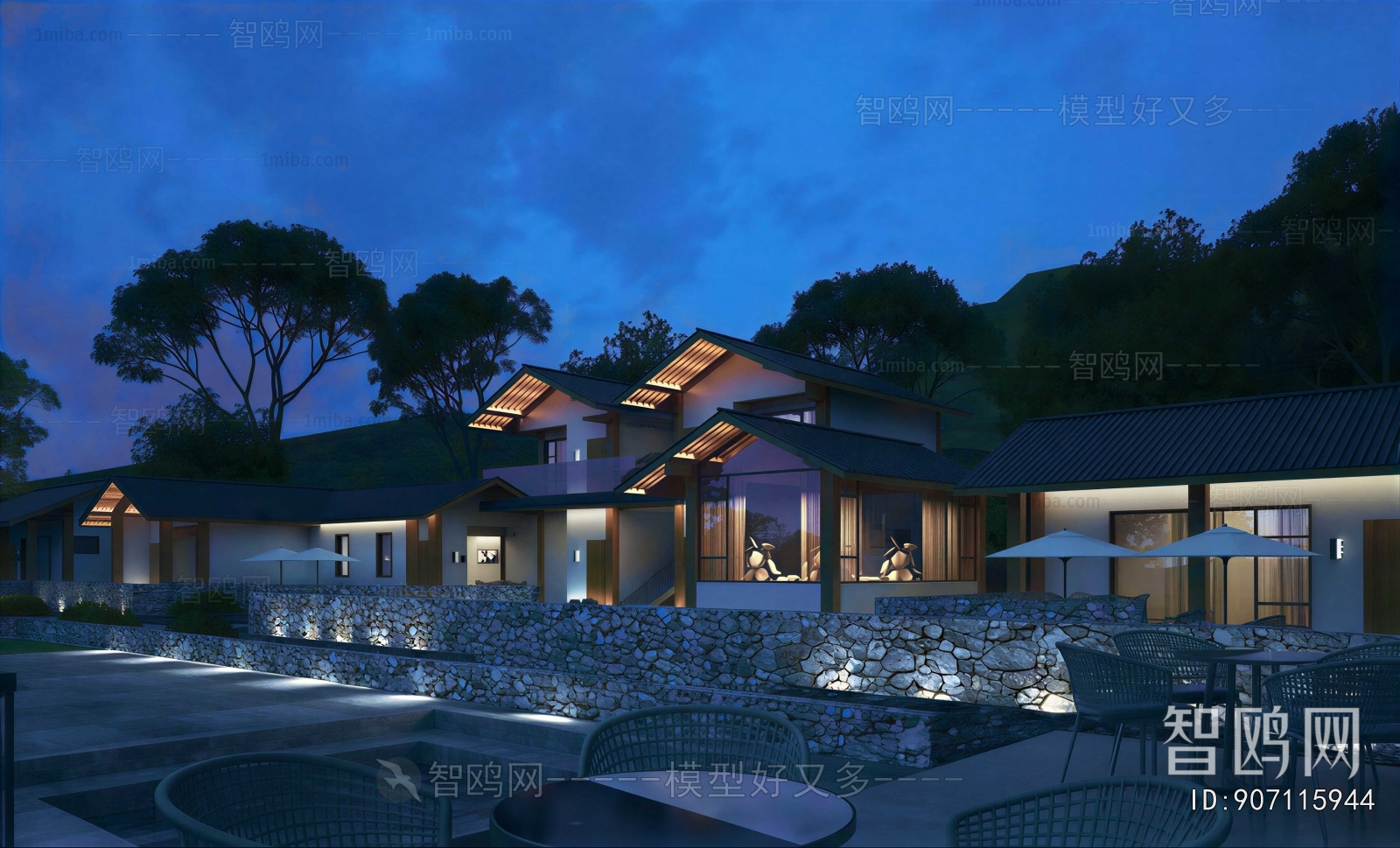 New Chinese Style Residential Building